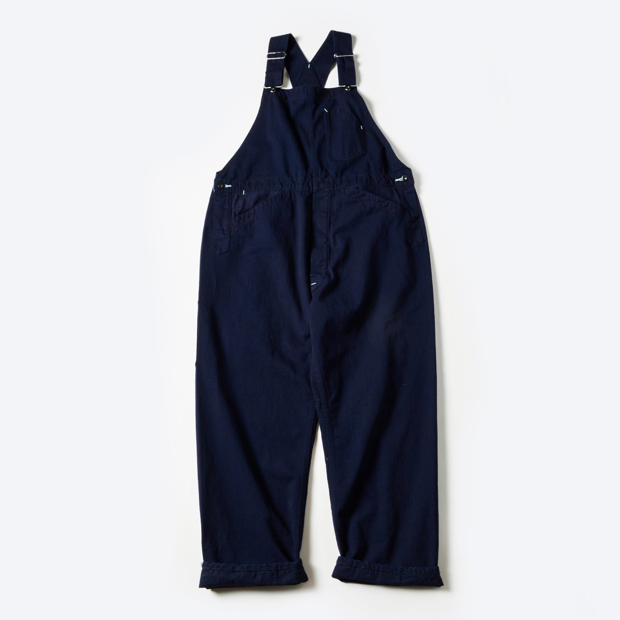 #1401-FTI No.1 Overalls : flat twill indigo