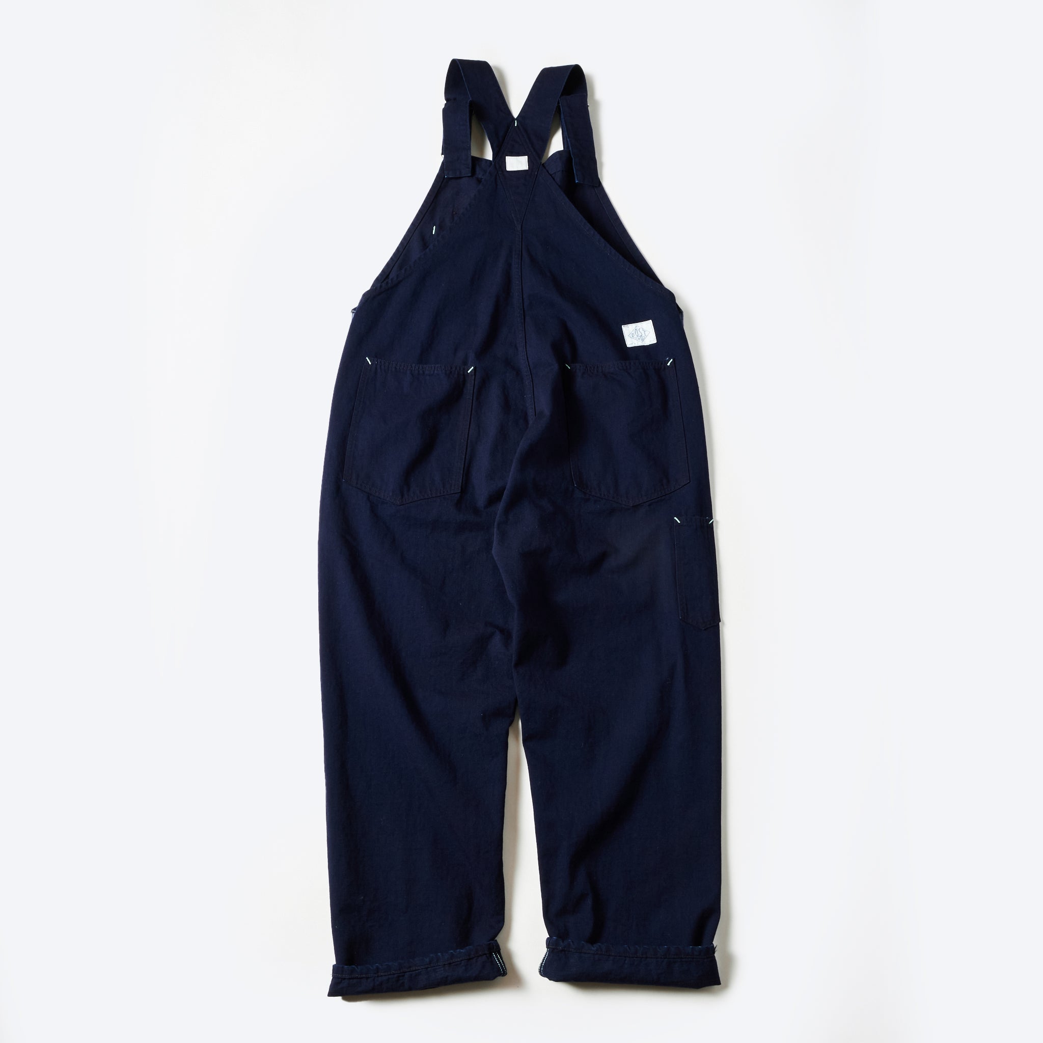 #1401-FTI No.1 Overalls : flat twill indigo