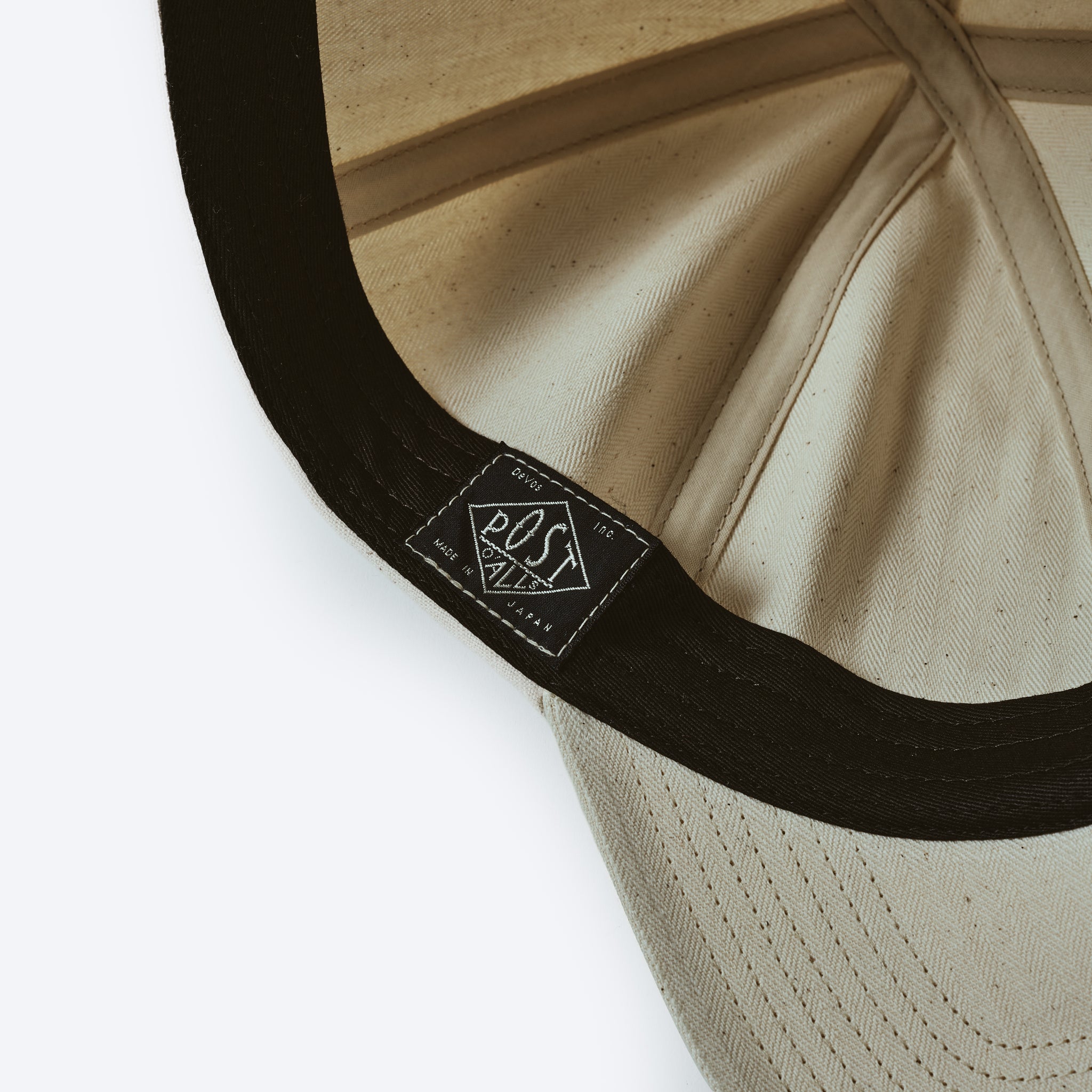 #3903-WTN POST Ball Cap: waxy taffeta navy