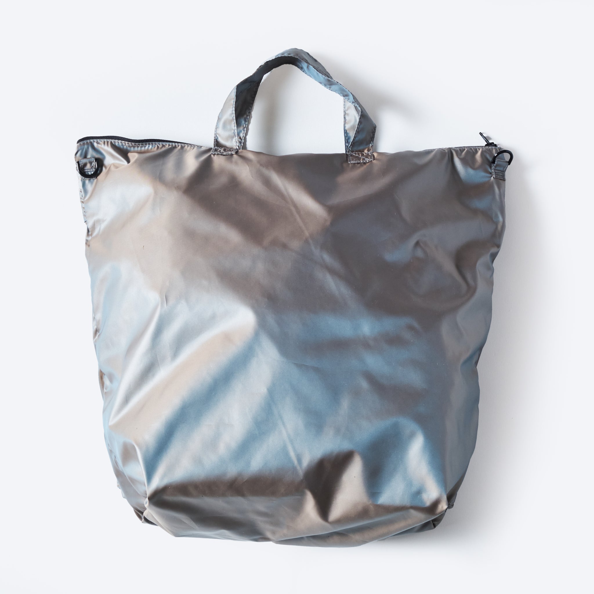 #4208-PTK Packable Helmet Bag 2 : poly taffeta khaki iridecent