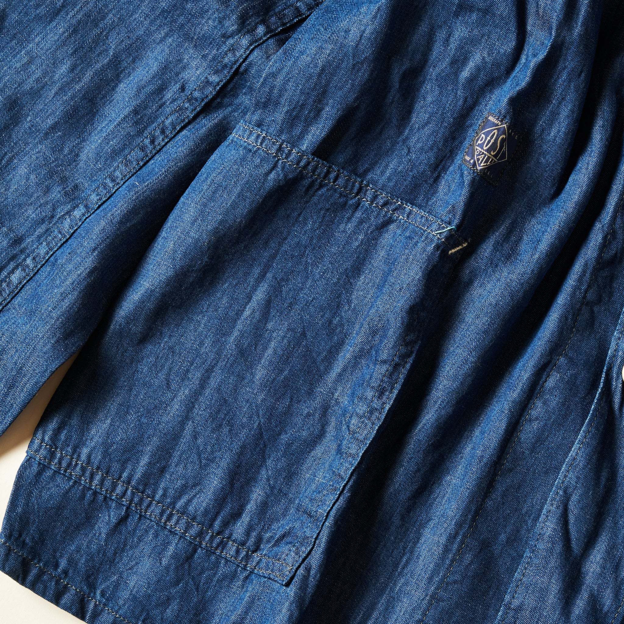 #2131R-5D SB40-R : 5oz denim indigo "Dead Stock"