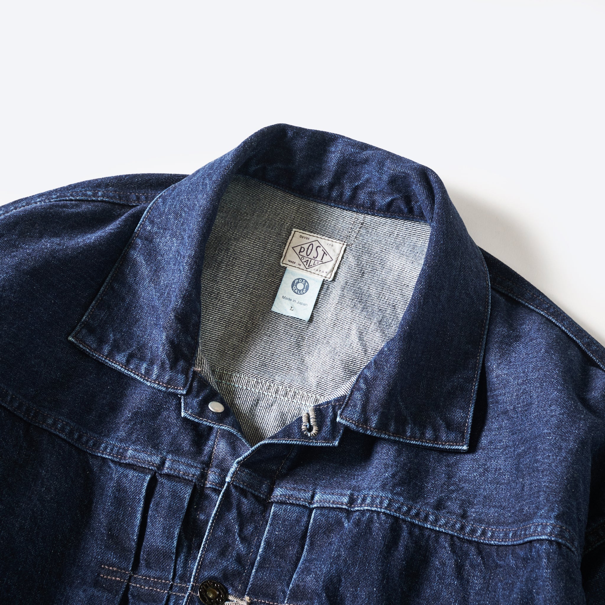 #1108-12DW Ranchero : 12oz. selvedge deep washed denim indigo