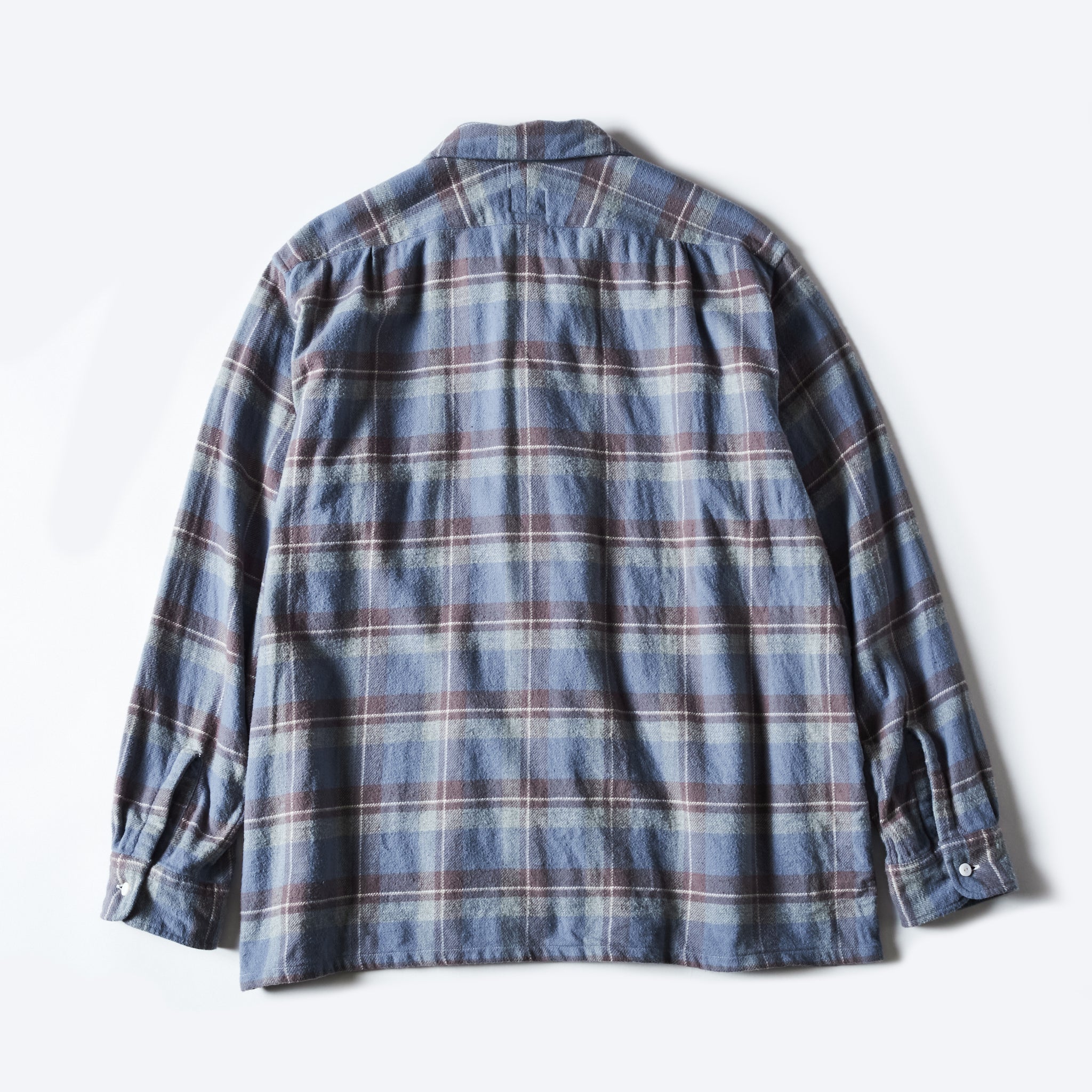 #3221-FP1 NEUTRA 6 : flannel plaid pale blue