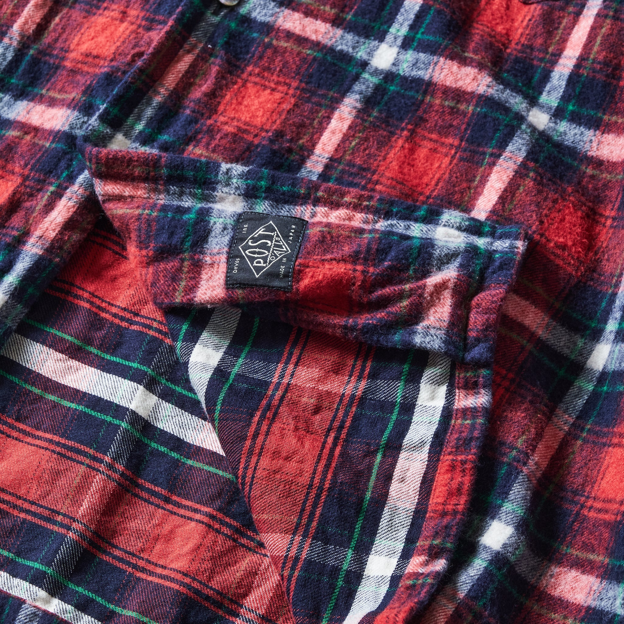 #3221-FP4 NEUTRA 6 : flannel plaid red