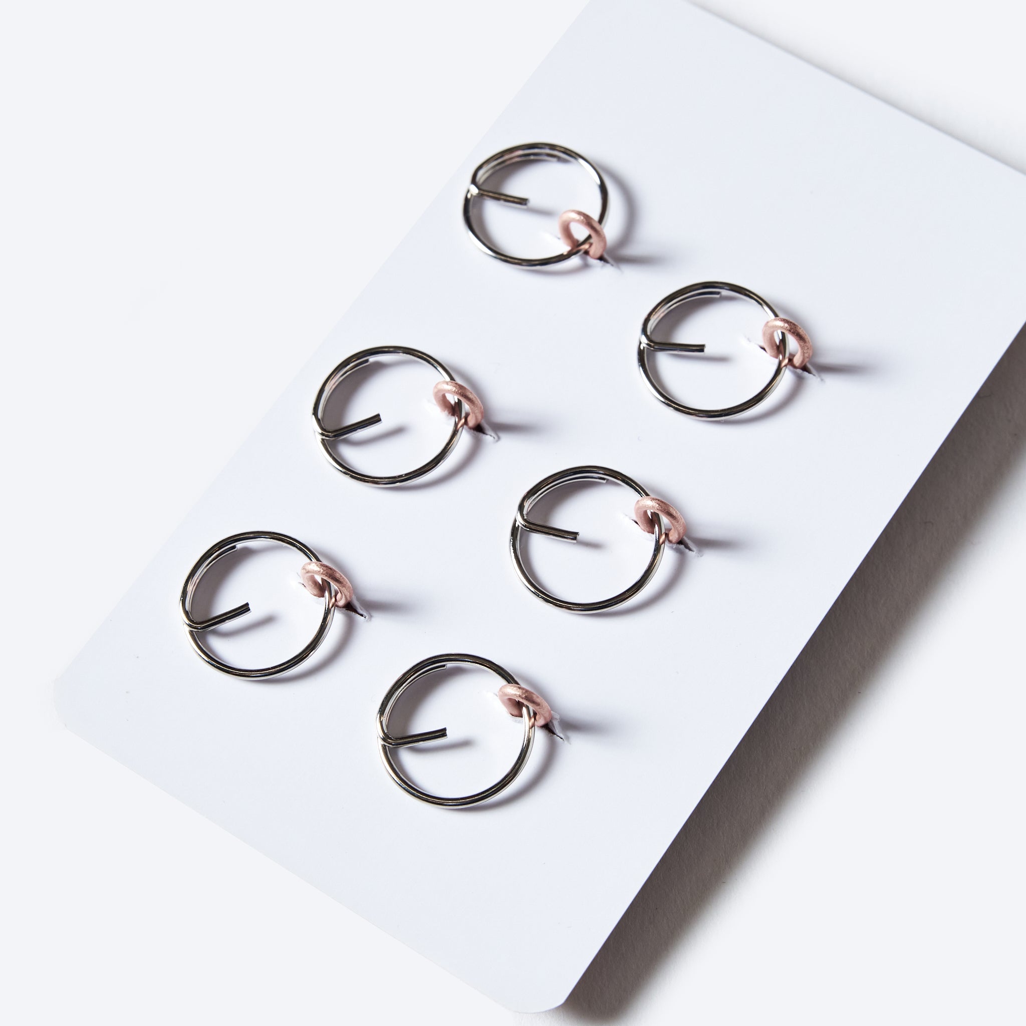 Post O'Alls : Change Button Set (silver / black) 6 pieces for jacket