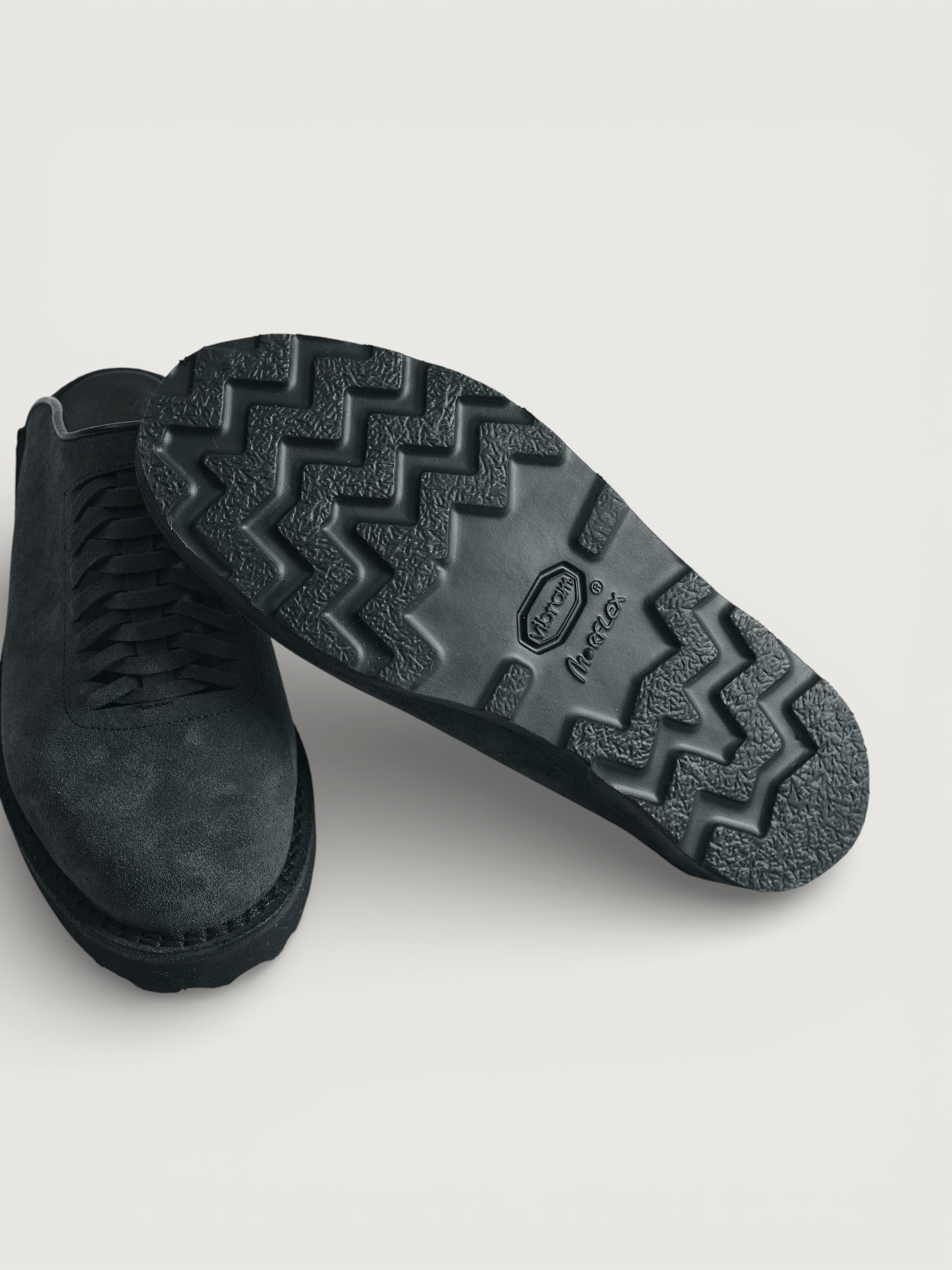 Vernacolo x Post O’Alls VELDINI : cow suede Nero