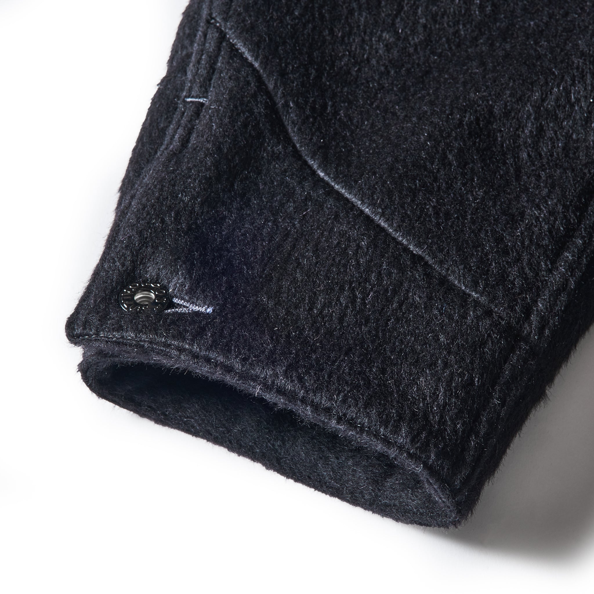 #1103-AMB Polarfleece Jacket (trashed wool version) : alpaca mohair (SHOP SPECIAL-2)