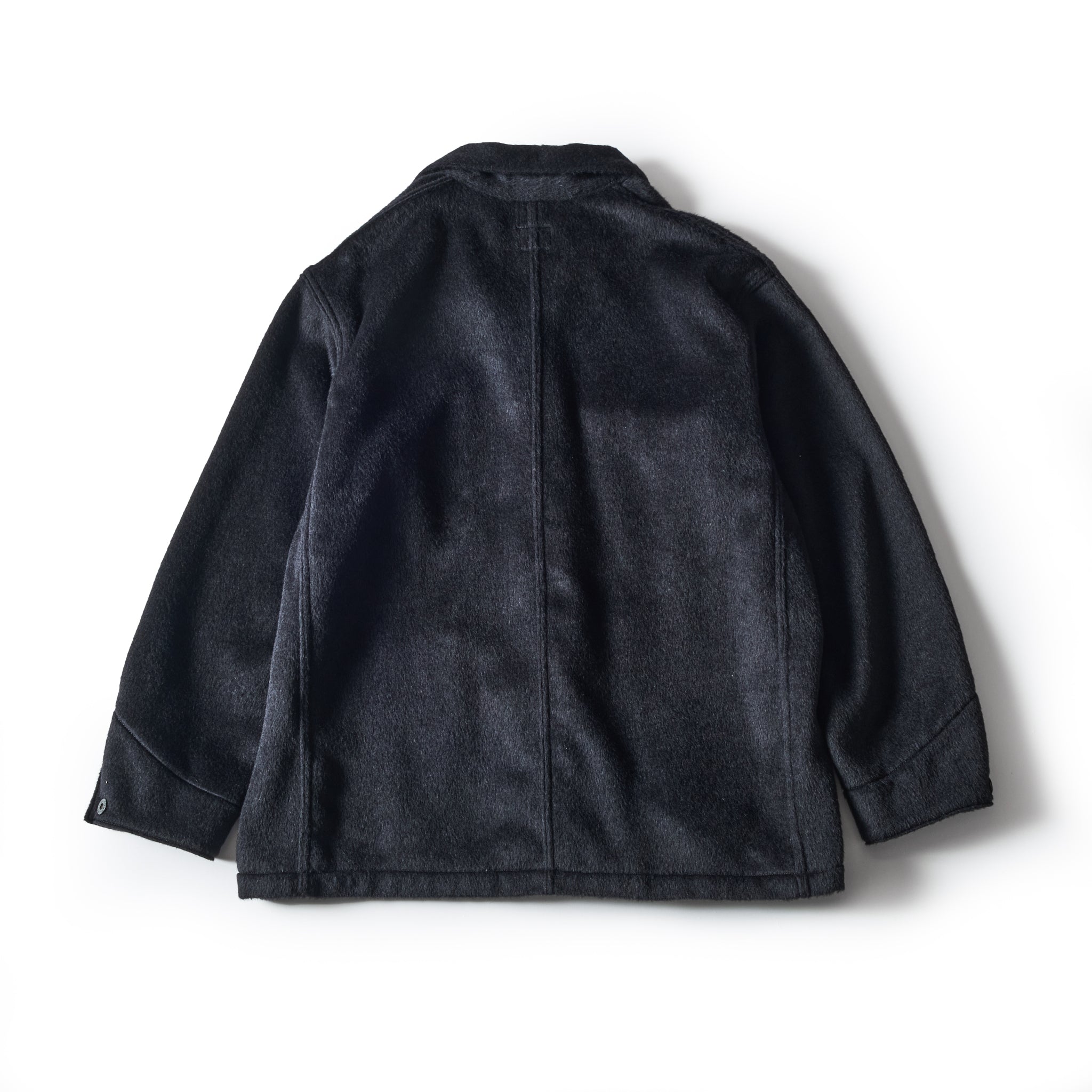 #1103-AMB Polarfleece Jacket (trashed wool version) : alpaca mohair (SHOP SPECIAL-2)
