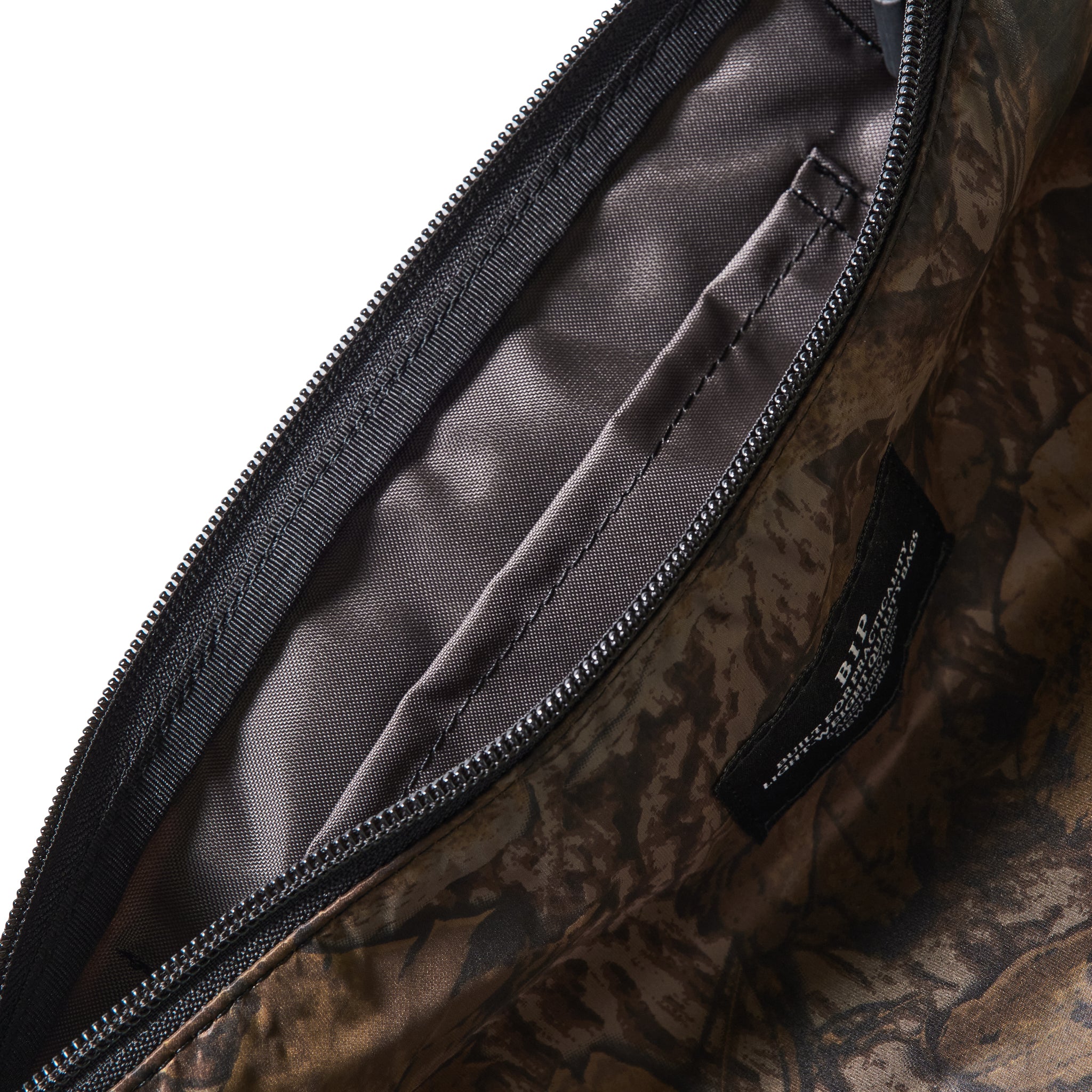 JP510-NC1 BAGSINPROGRESS x Post O'Alls FANNYPACK CROSSBODY : nylon forest camo brown jungle