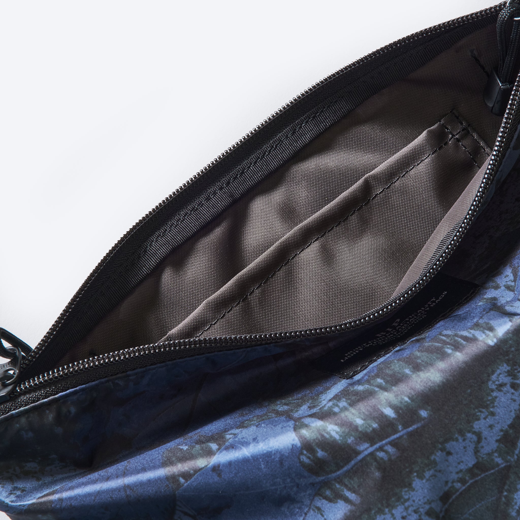 JP510-NC2 BAGSINPROGRESS x Post O'Alls FANNYPACK CROSSBODY : nylon forest camo blue jungle