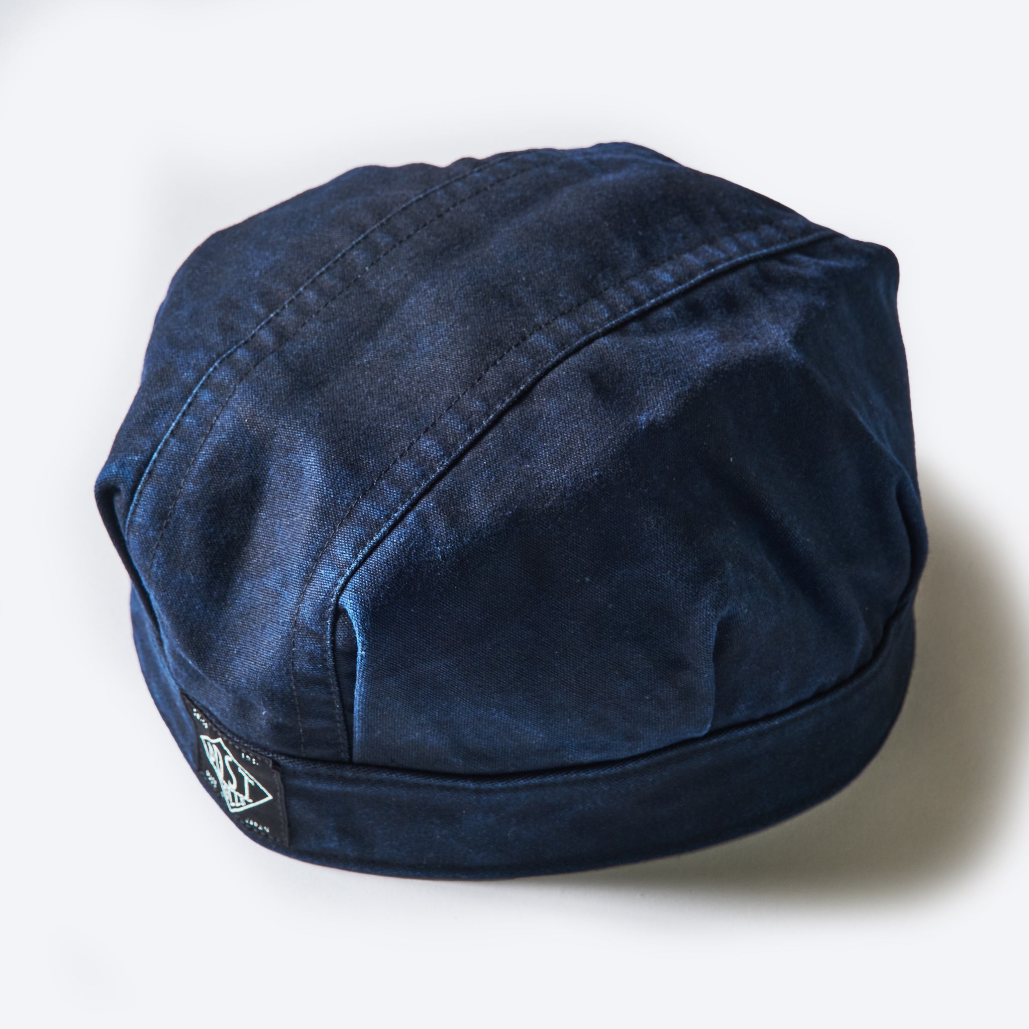 #1601-MBI Engineers' Cap : moleskin black indigo
