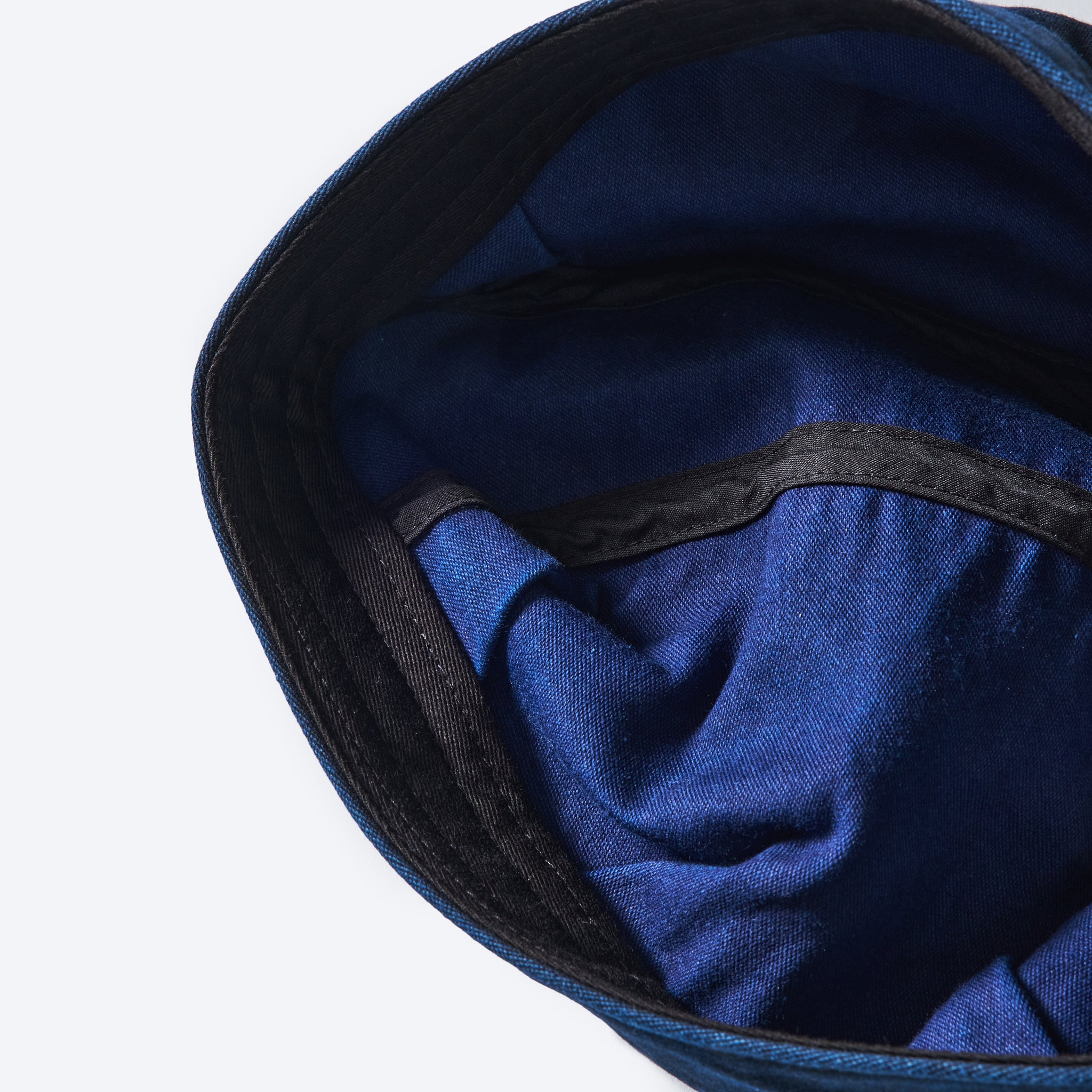 #1601-MBI Engineers' Cap : moleskin black indigo