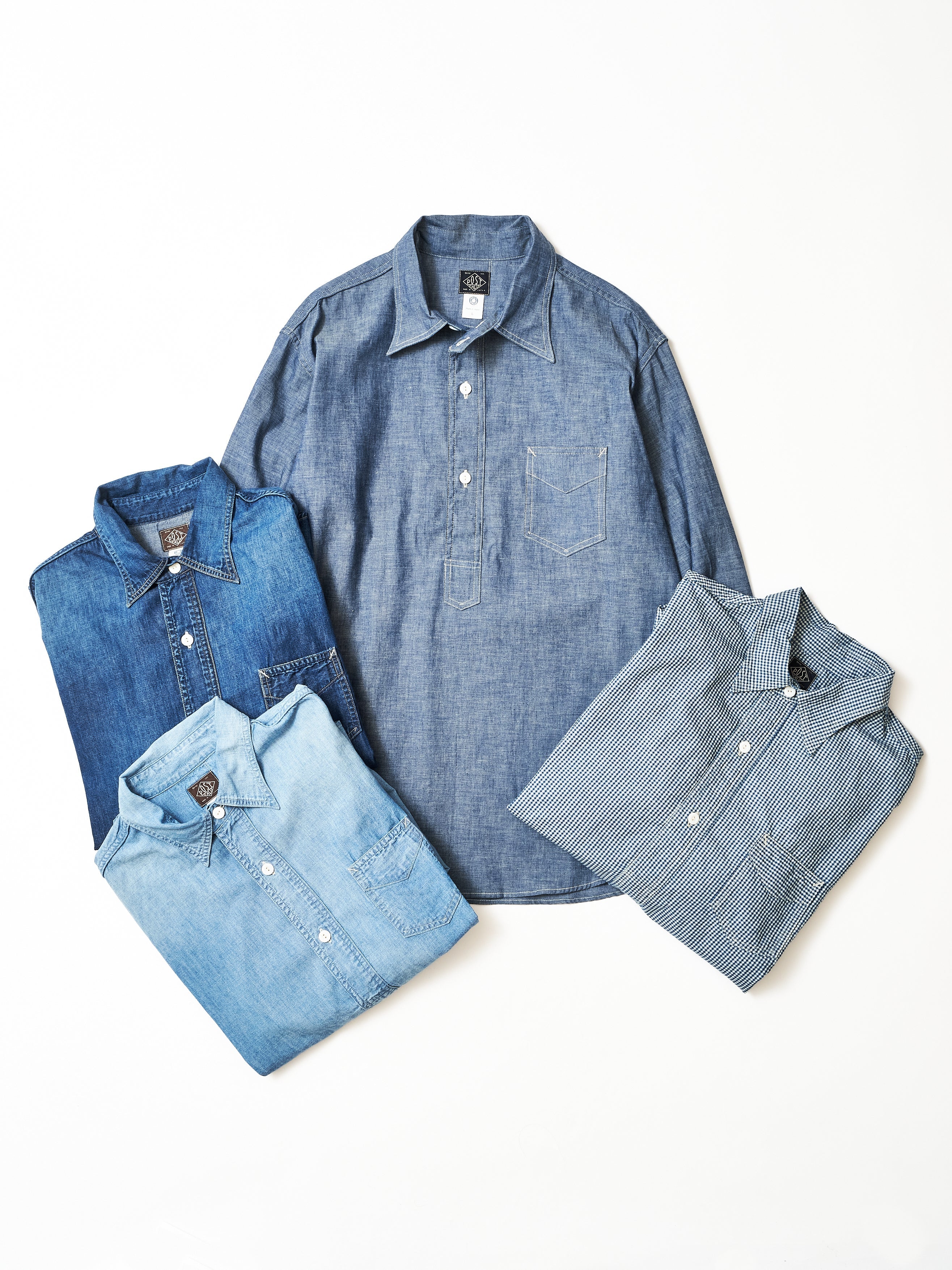 #3235-GCI Frontier : gingham chambray indigo_7