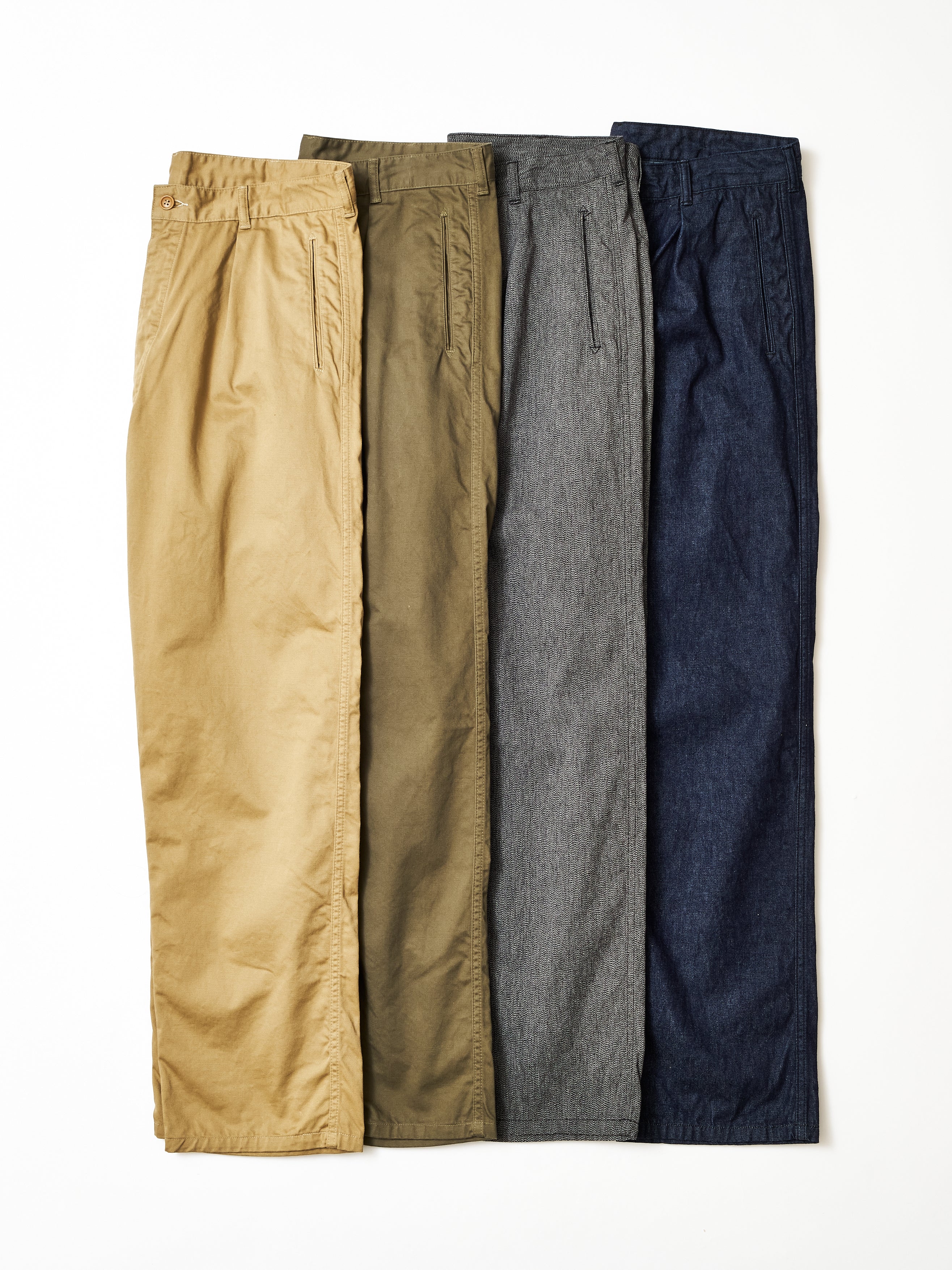 #3313-HS E-Z ARMY-NAVY Pants 2 : cotton HBT sage_8