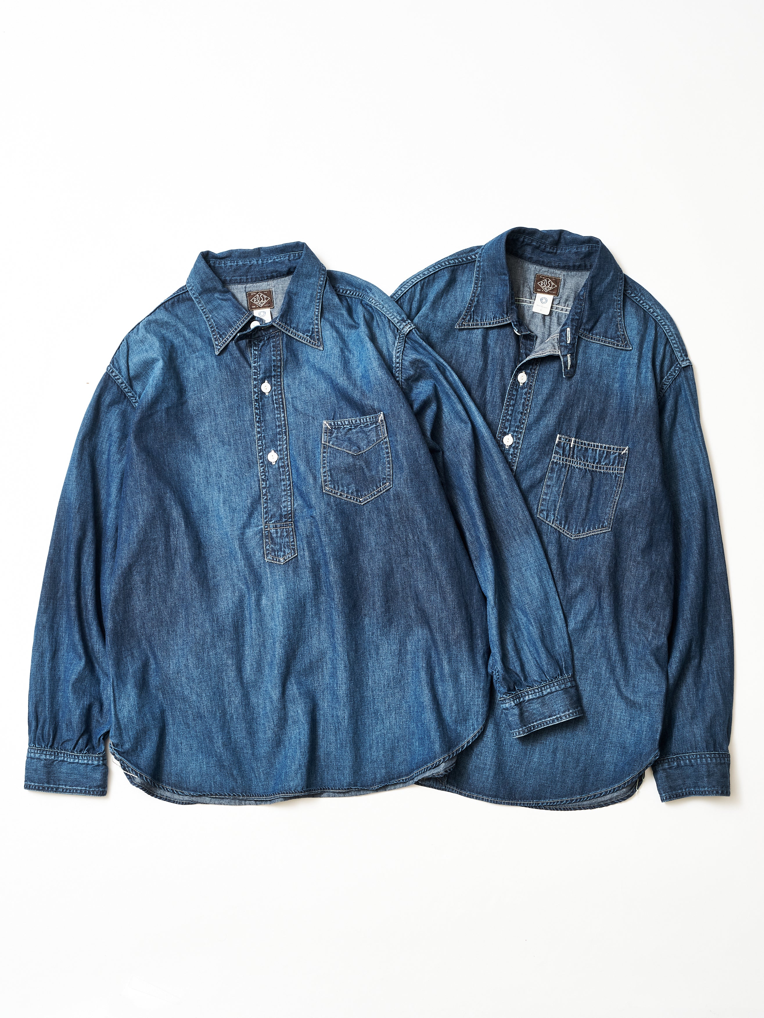 #3235-LDW Frontier : light denim indigo worn wash_8