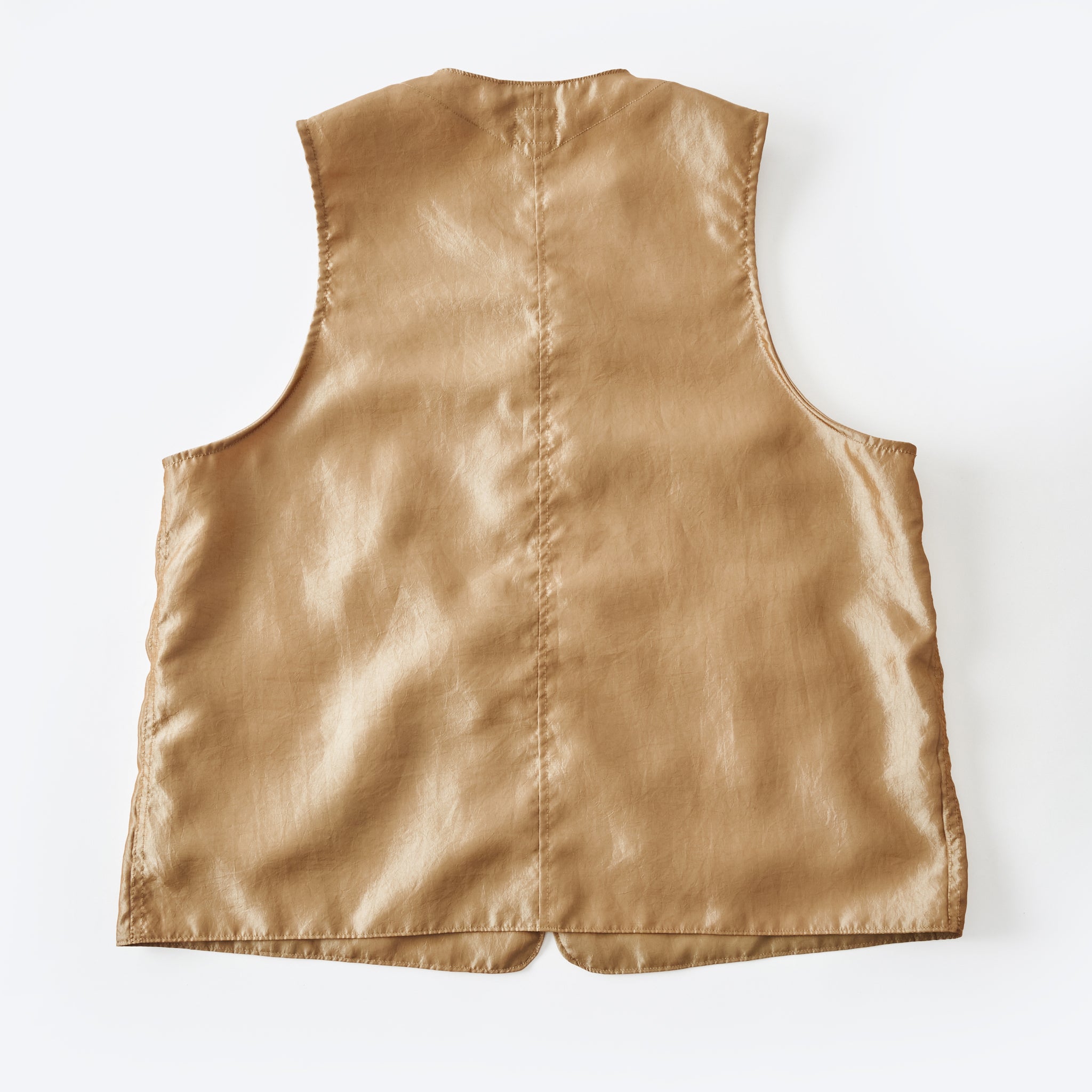 #3503-MTK DEE Vest 2 : metallic taffeta khaki