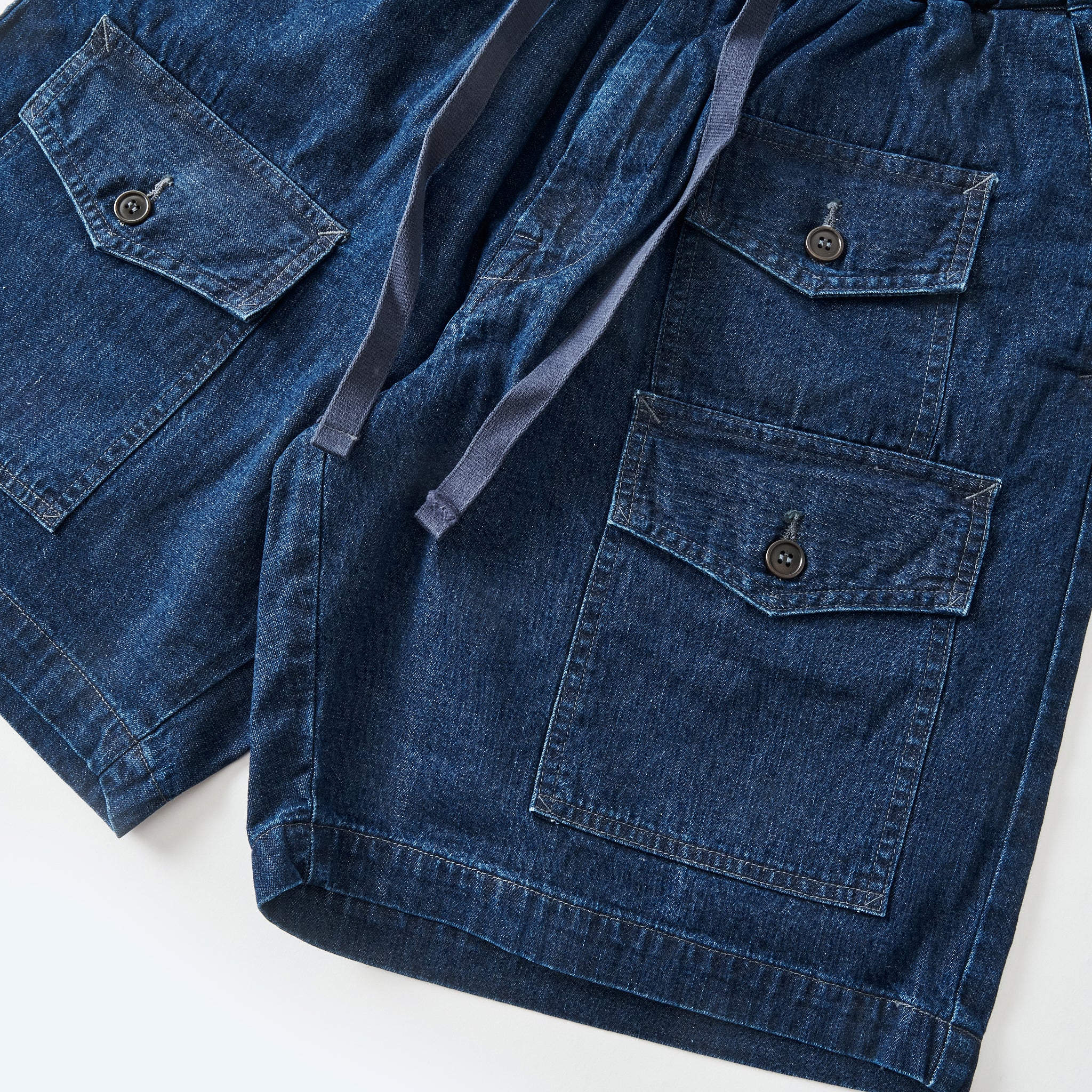 #3322S-8DI Town & Country Shorts : 8oz. Denim w/deep wash indigo