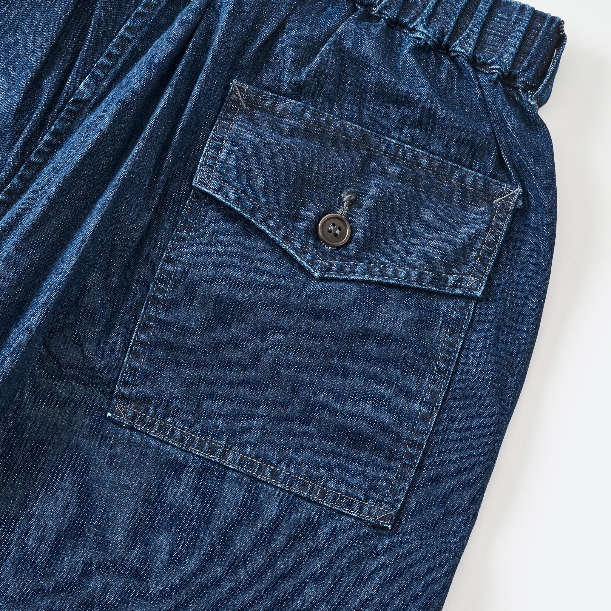 #3322S-8DI Town & Country Shorts : 8oz. Denim w/deep wash indigo