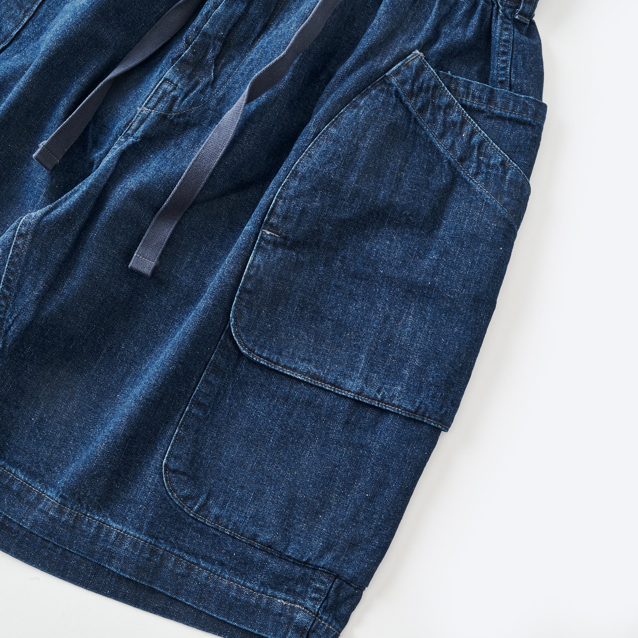 #2323E-8DI E-Z DEE's Shorts : 8oz. Denim w/deep wash indigo