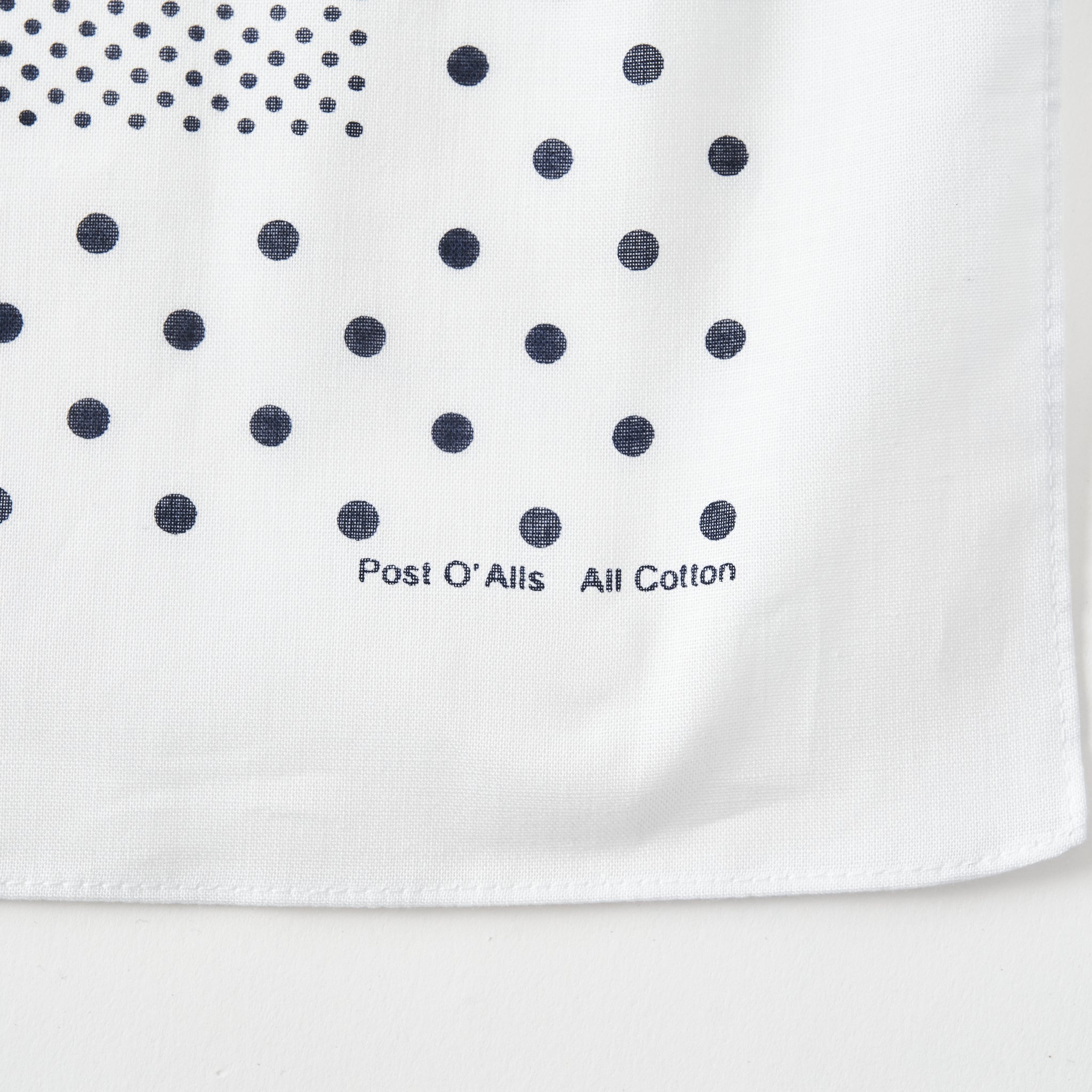 #5001-white Bandana Scalf original 1993 design: cotton sheeting white