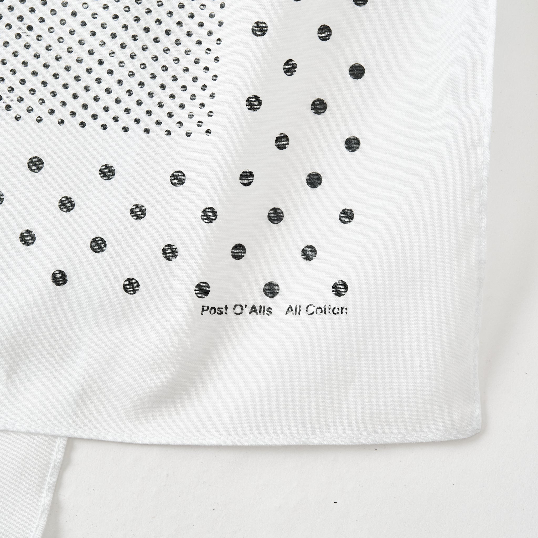 #5001-cha Bandana Scalf original 1993 design: cotton sheeting charcoal