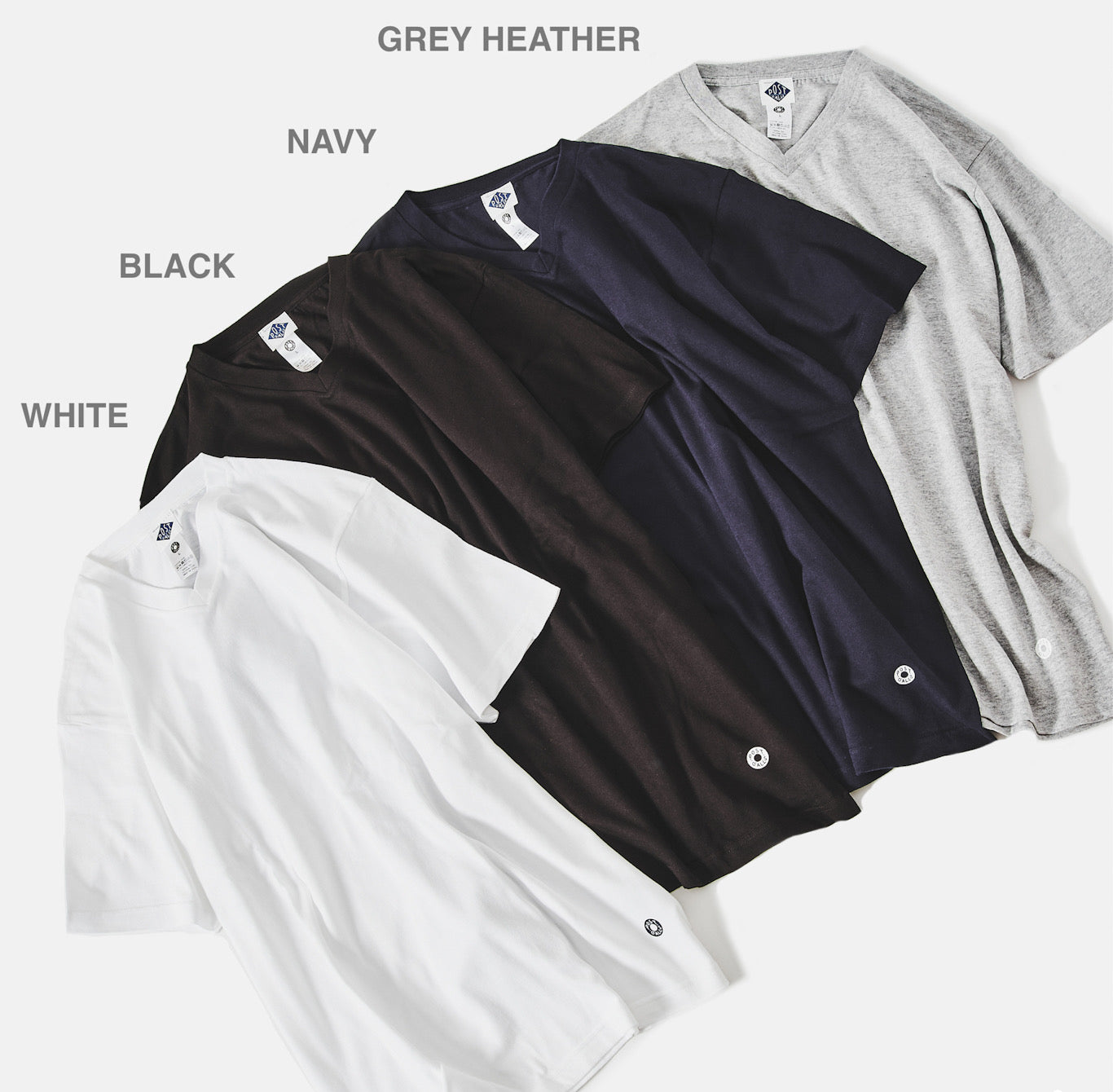V neck 3pack tee Ver.2 (3PV2-WH) : white (Shop Special)