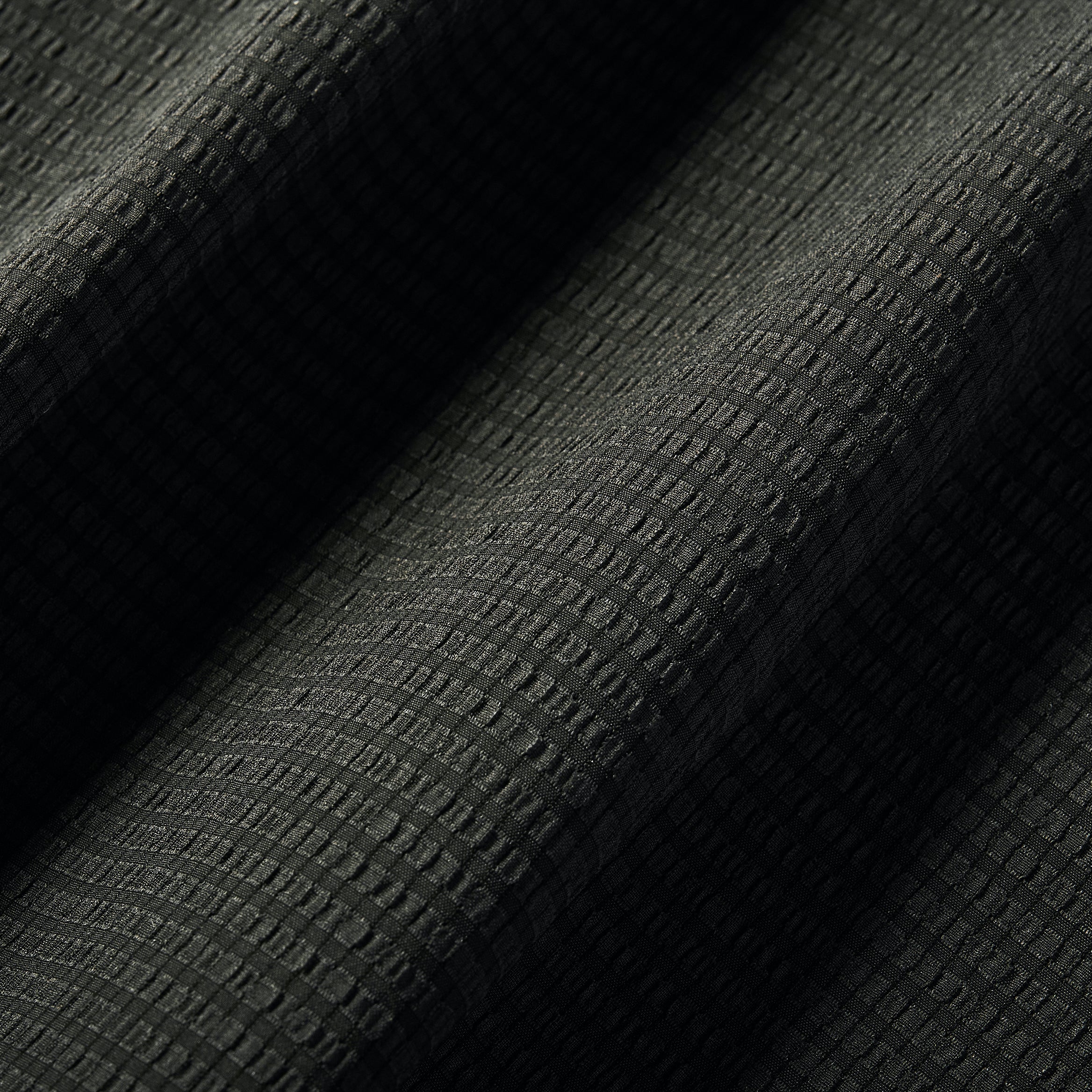 #3609 E-Z Zip Cardigan PS1 : poly mesh seersucker charcoal