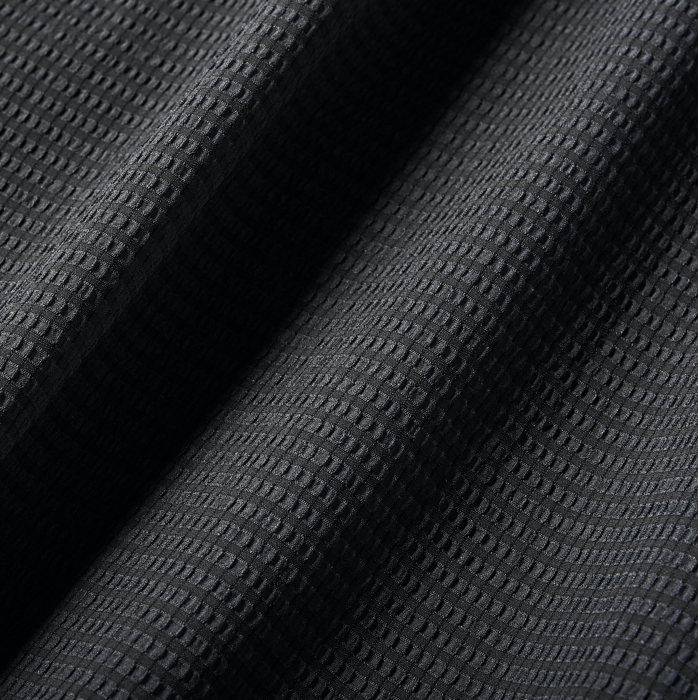 #3601 E-Z Hoodie PS2 : poly mesh seersucker navy