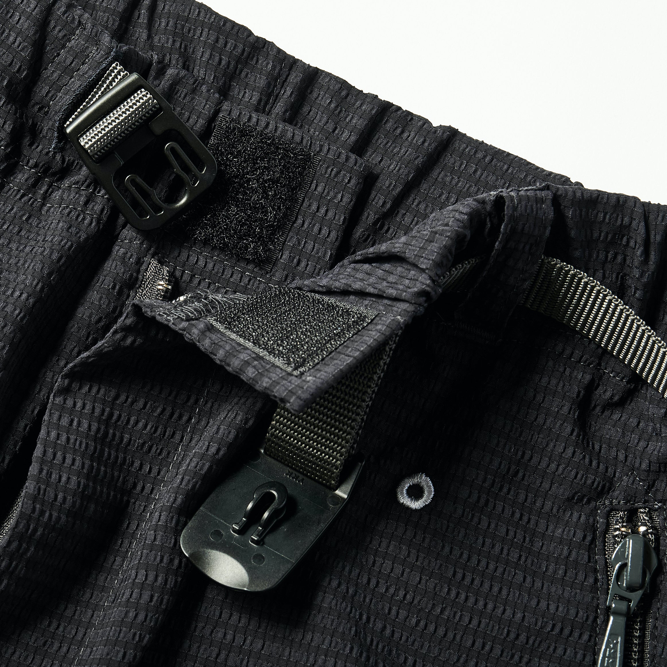 #3604 E-Z Shorts PS2 : poly mesh seersucker navy