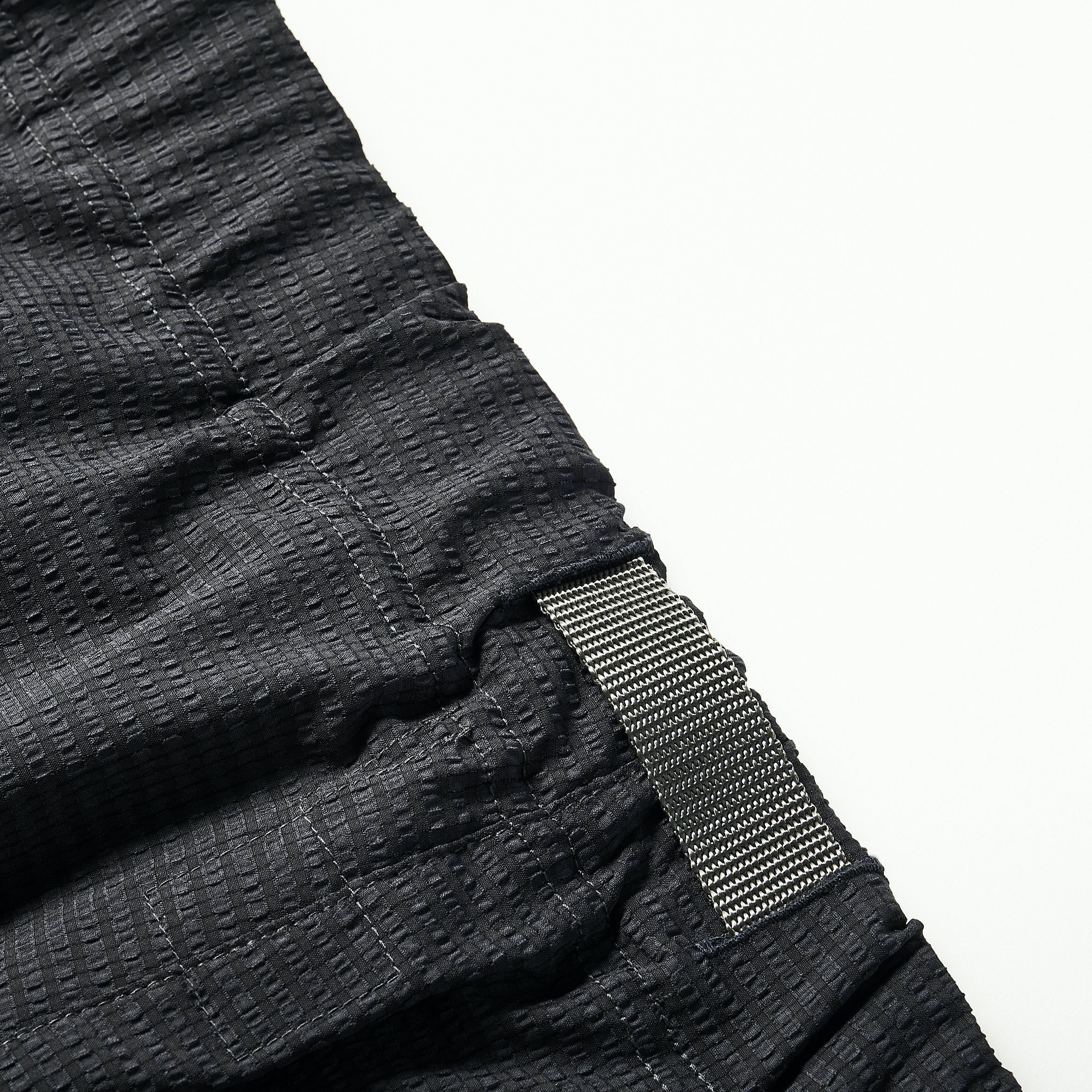 #3604 E-Z Shorts PS2 : poly mesh seersucker navy
