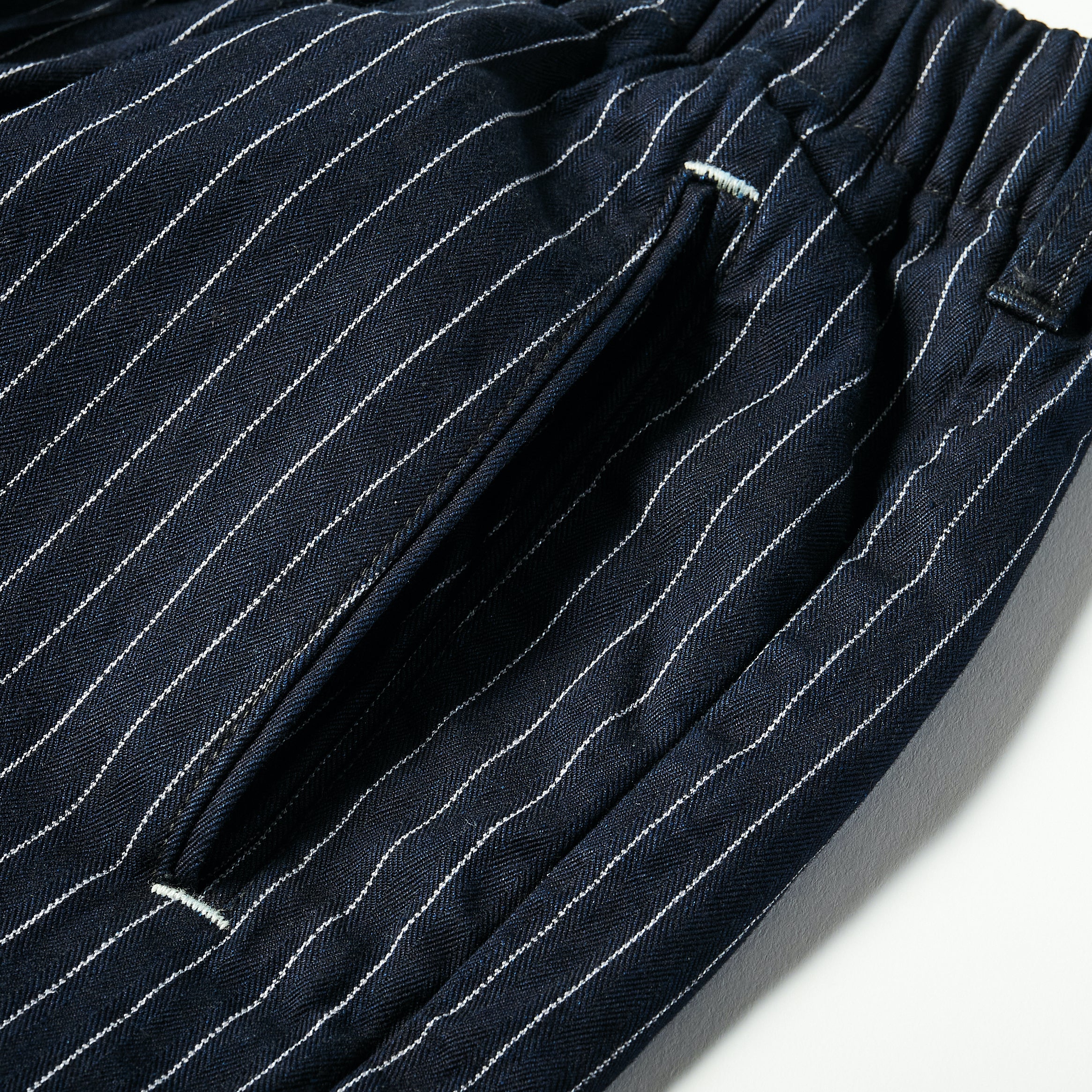 #3304 E-Z Lax : Gangster stripe indigo