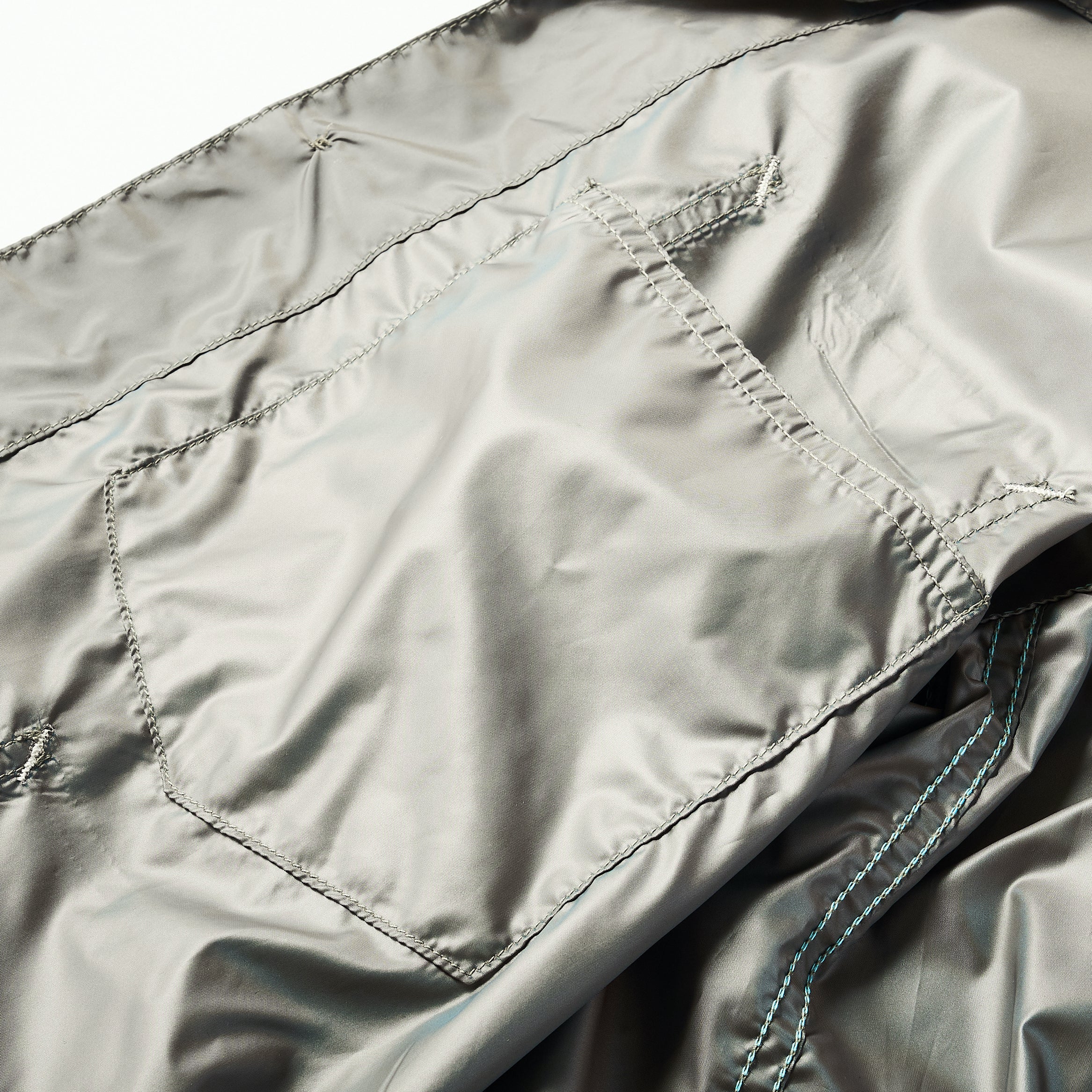 #3102 POST 42 PT3 : Poly Taffeta khaki iridescent