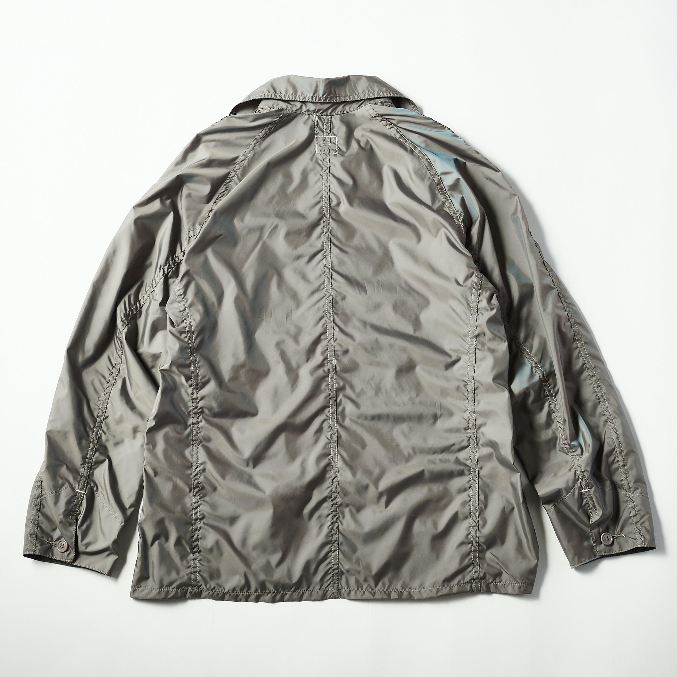 #3102 POST 42 PT3 : Poly Taffeta khaki iridescent