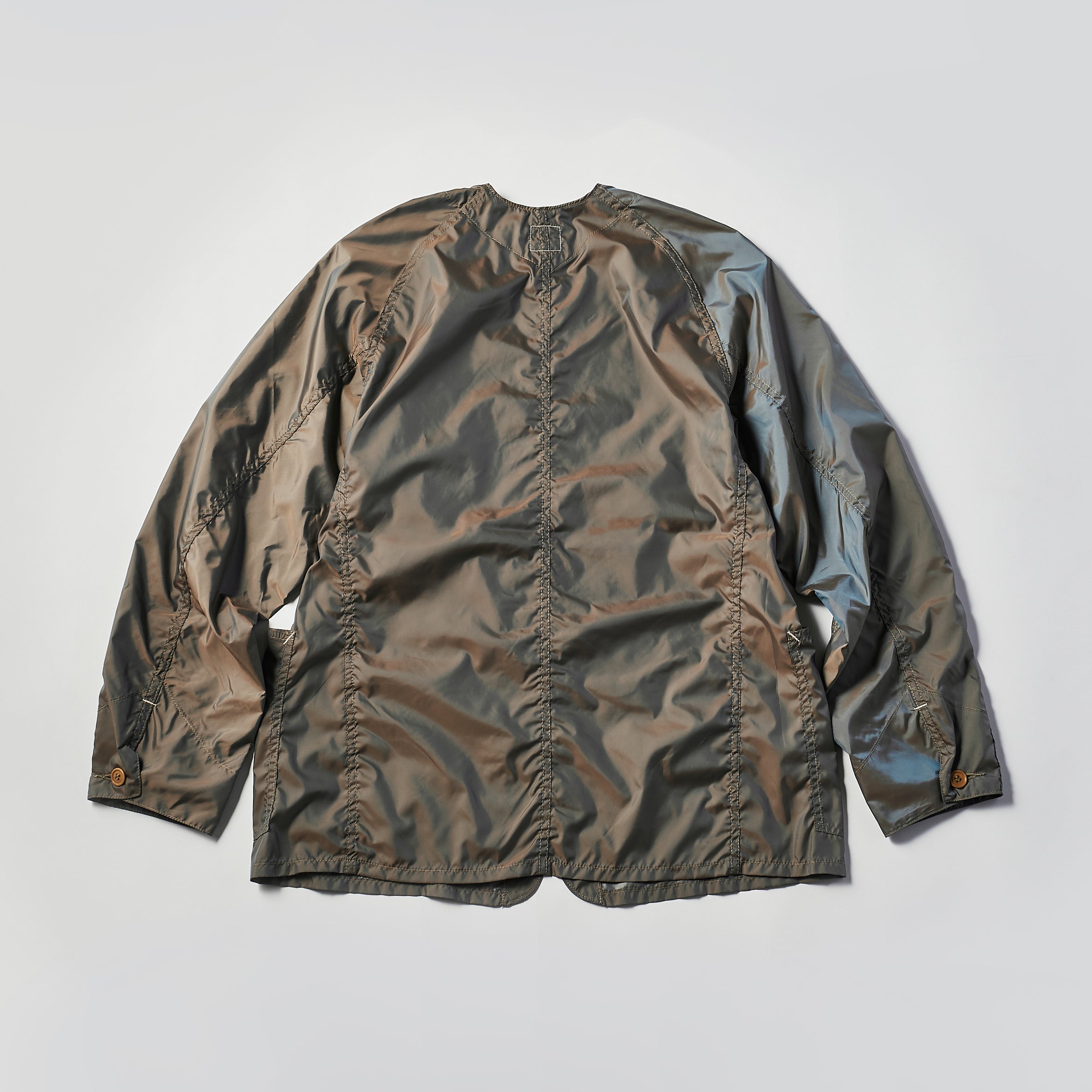 #3103 POST 42 DV PT3 : Poly Taffeta khaki iridescent