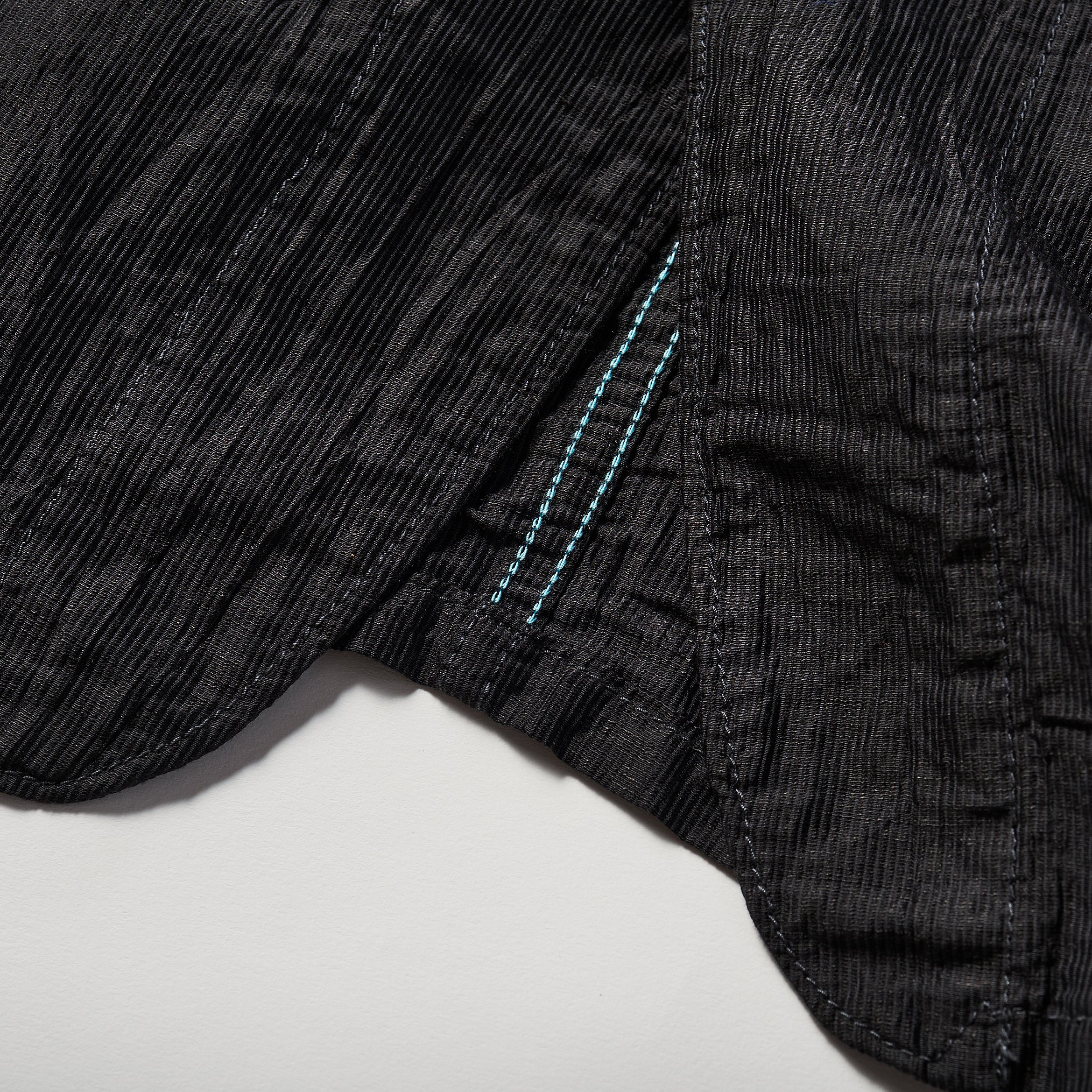 #3103 POST 42 DV CL1 : crinkle linen/cotton charcoal