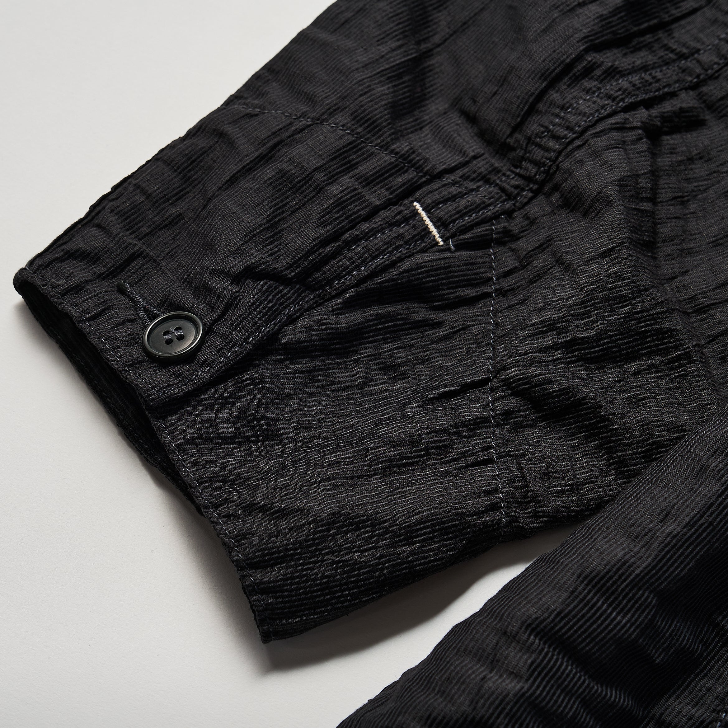 #3103 POST 42 DV CL1 : crinkle linen/cotton charcoal