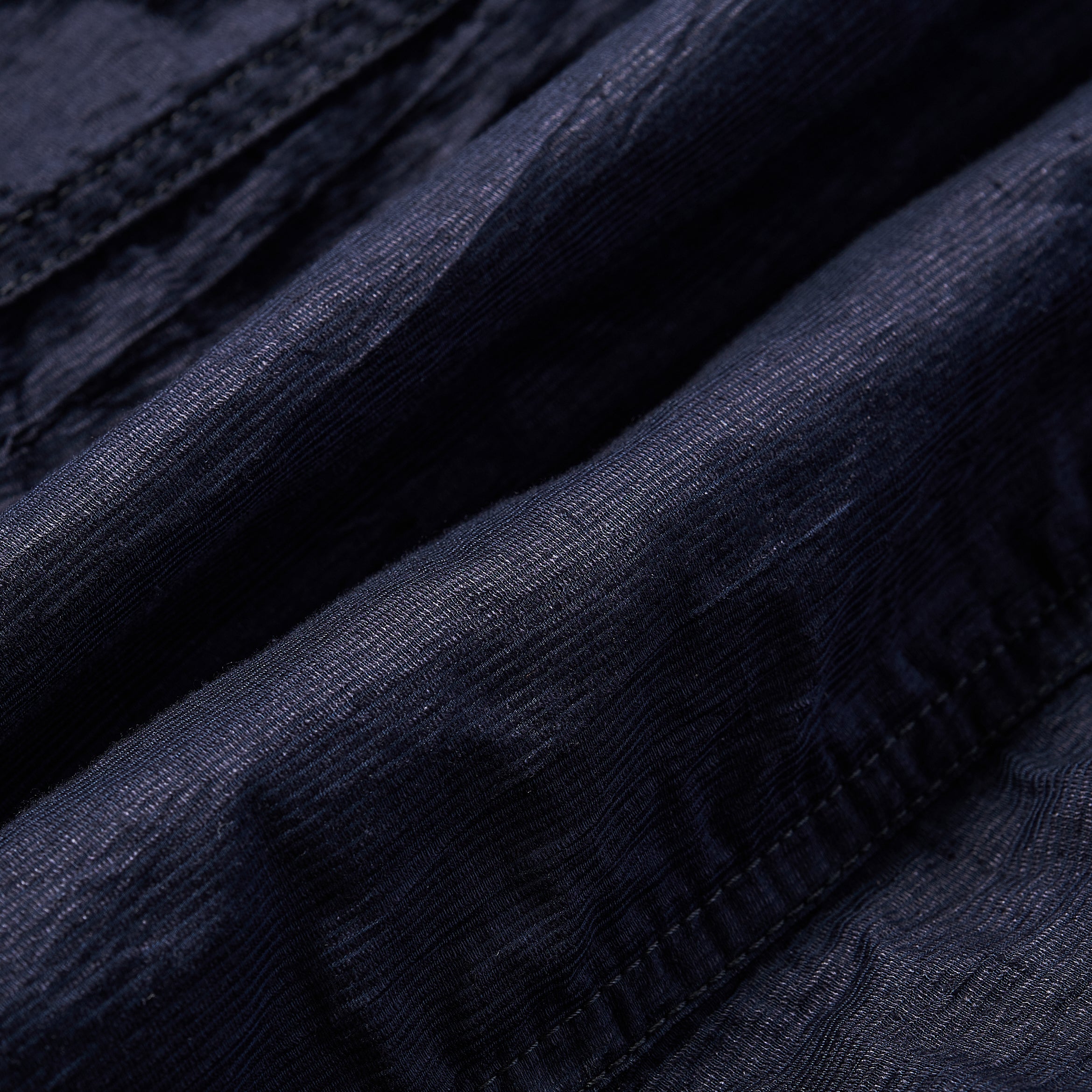 #3103 POST 42 DV CL2 : crinkle linen/cotton navy