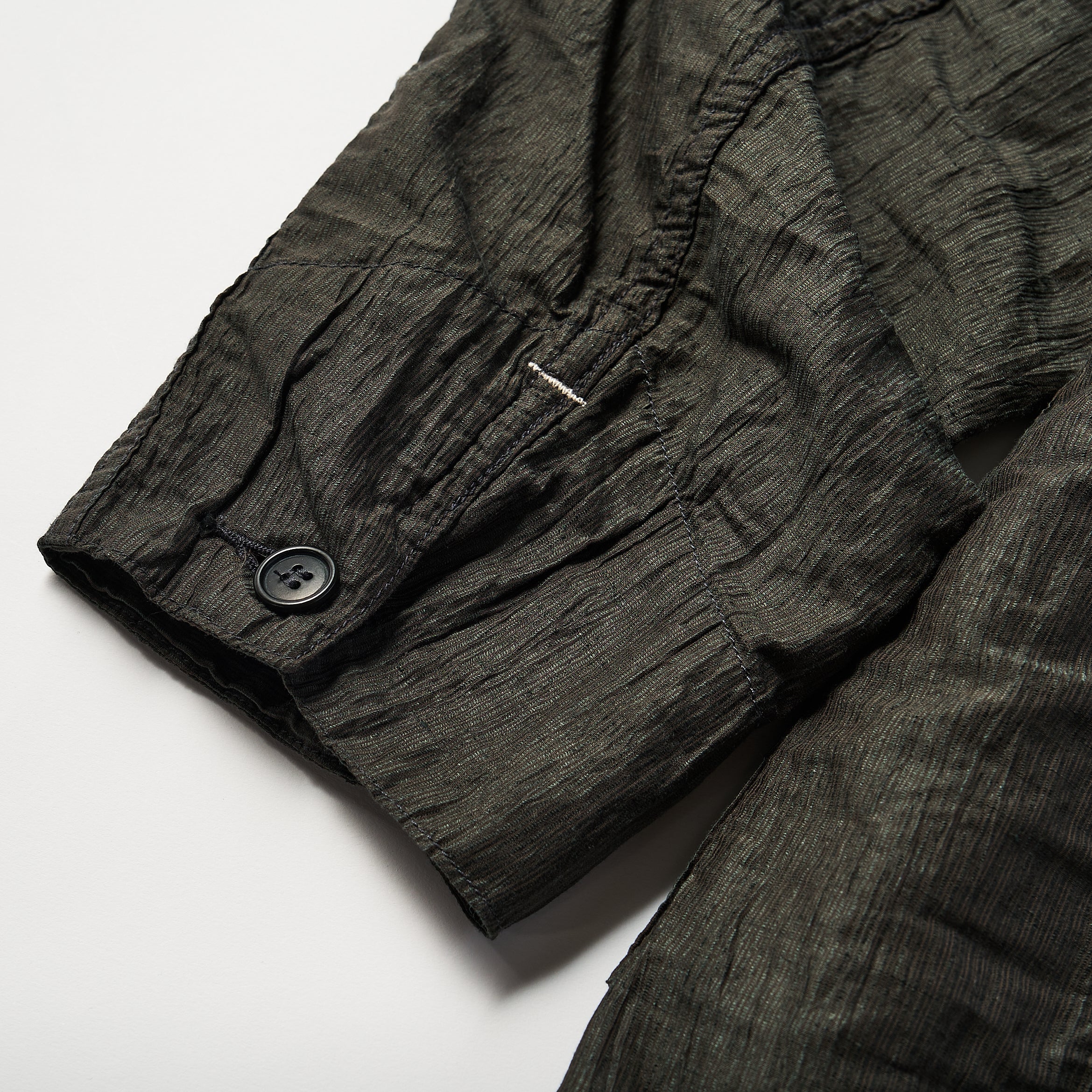 #3103 POST 42 DV CL3 : crinkle linen/cotton olive