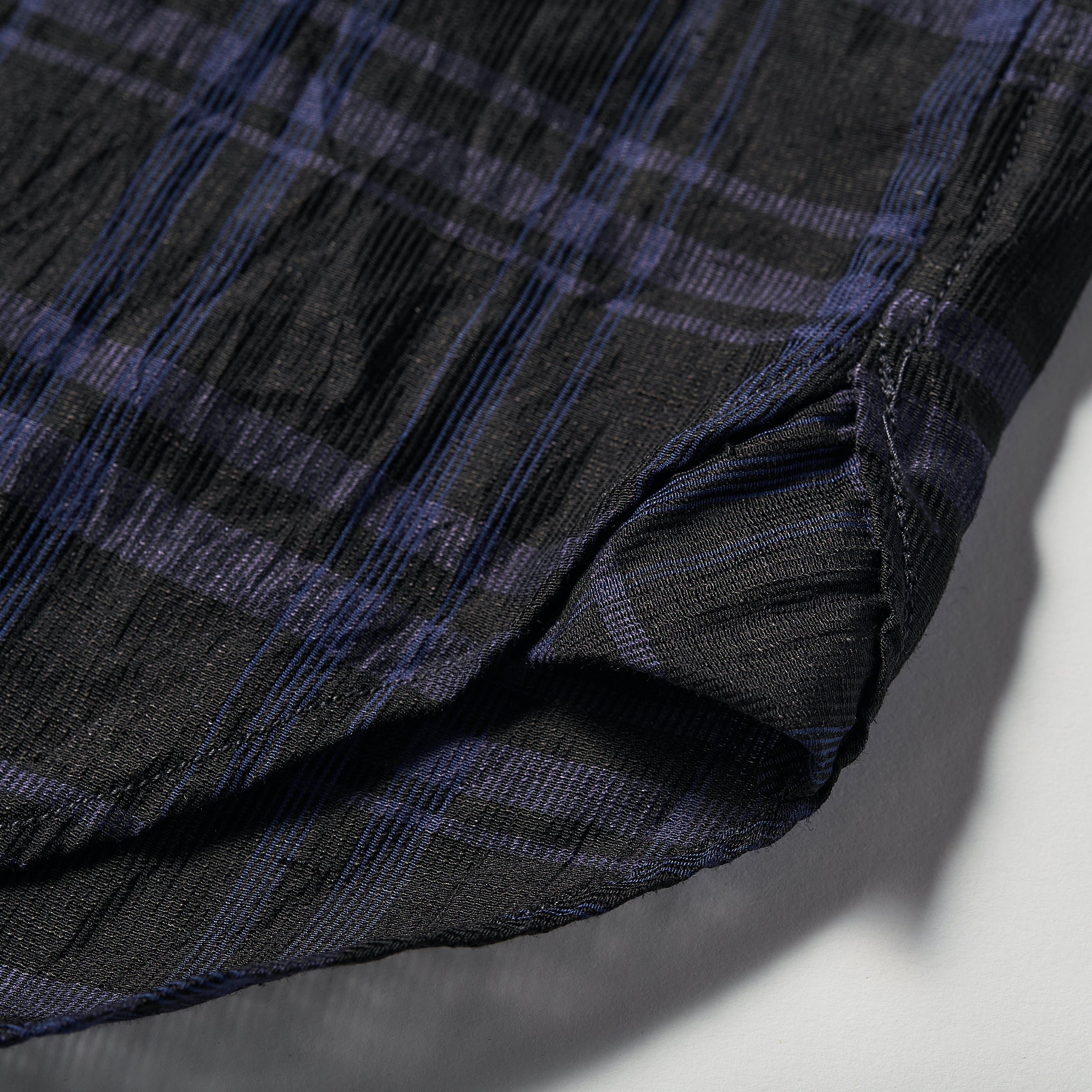 #3206 NEUTRA 2 CL5 : crinkle linen/cotton navy check