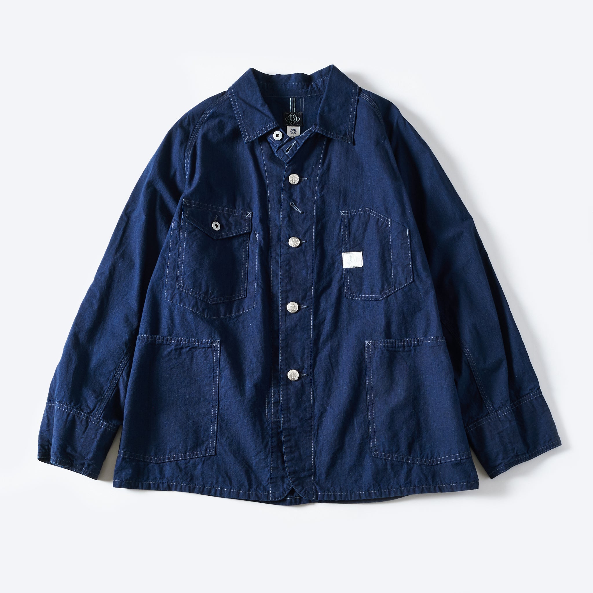 #1102-VSI Engineer's Jacket : vintage sheeting indigo