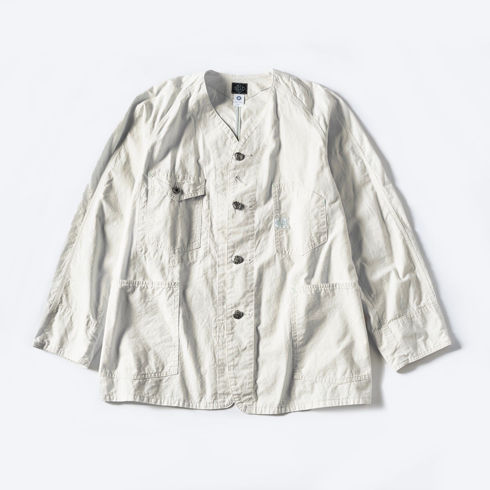 #1102DV-VSN Engineer's Jacket DV : vintage sheeting natural