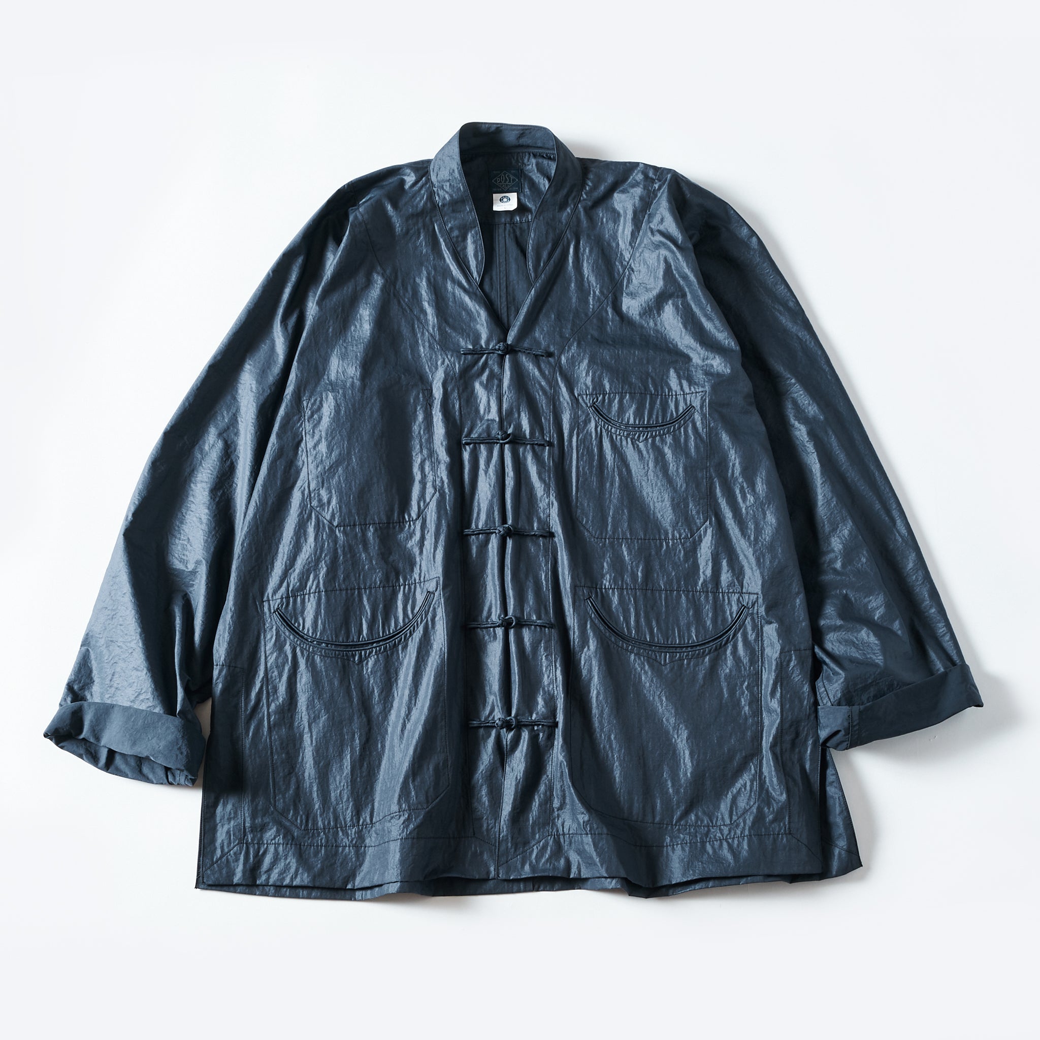 #3117-WTN POST Chinois De Luxe : waxy taffeta navy