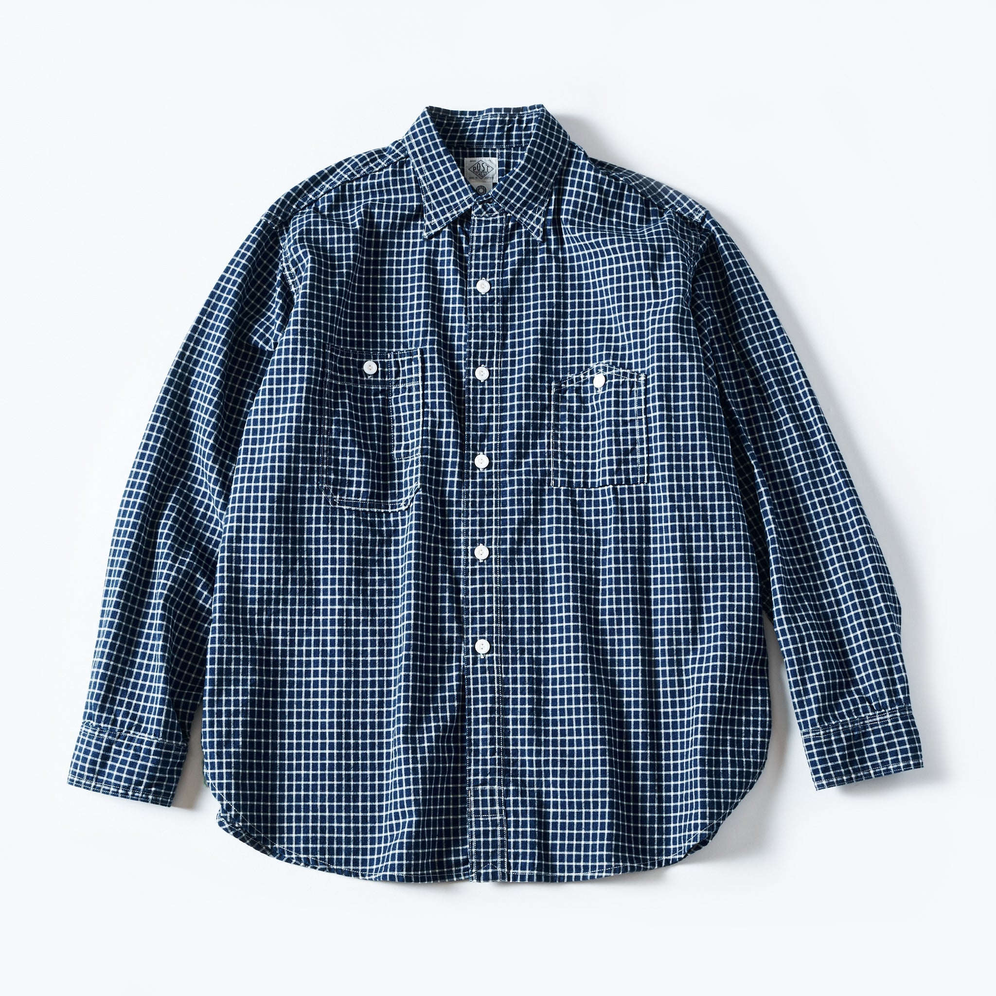 ichiAntiquités INDIGO Linen Check Shirt - fawema.org