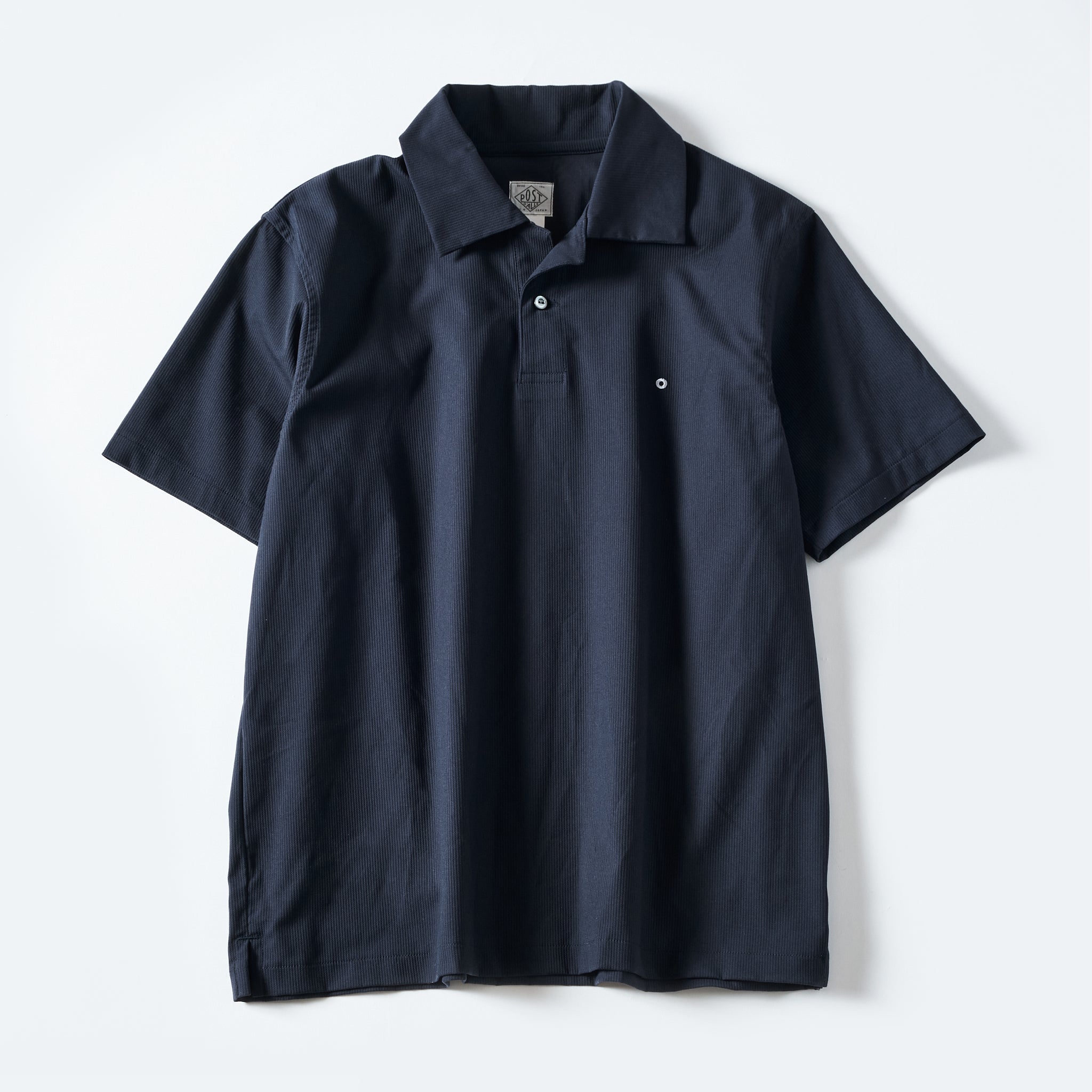 #3619-PBN POST Polo : poly bedfordcord navy