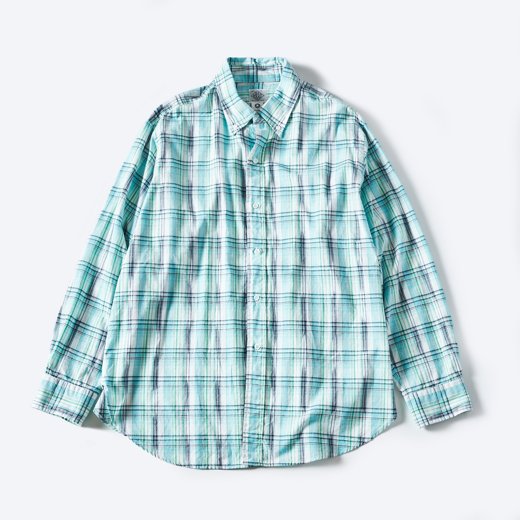 #1283-IM2 POST BD2 : IKAT Madras peppermint