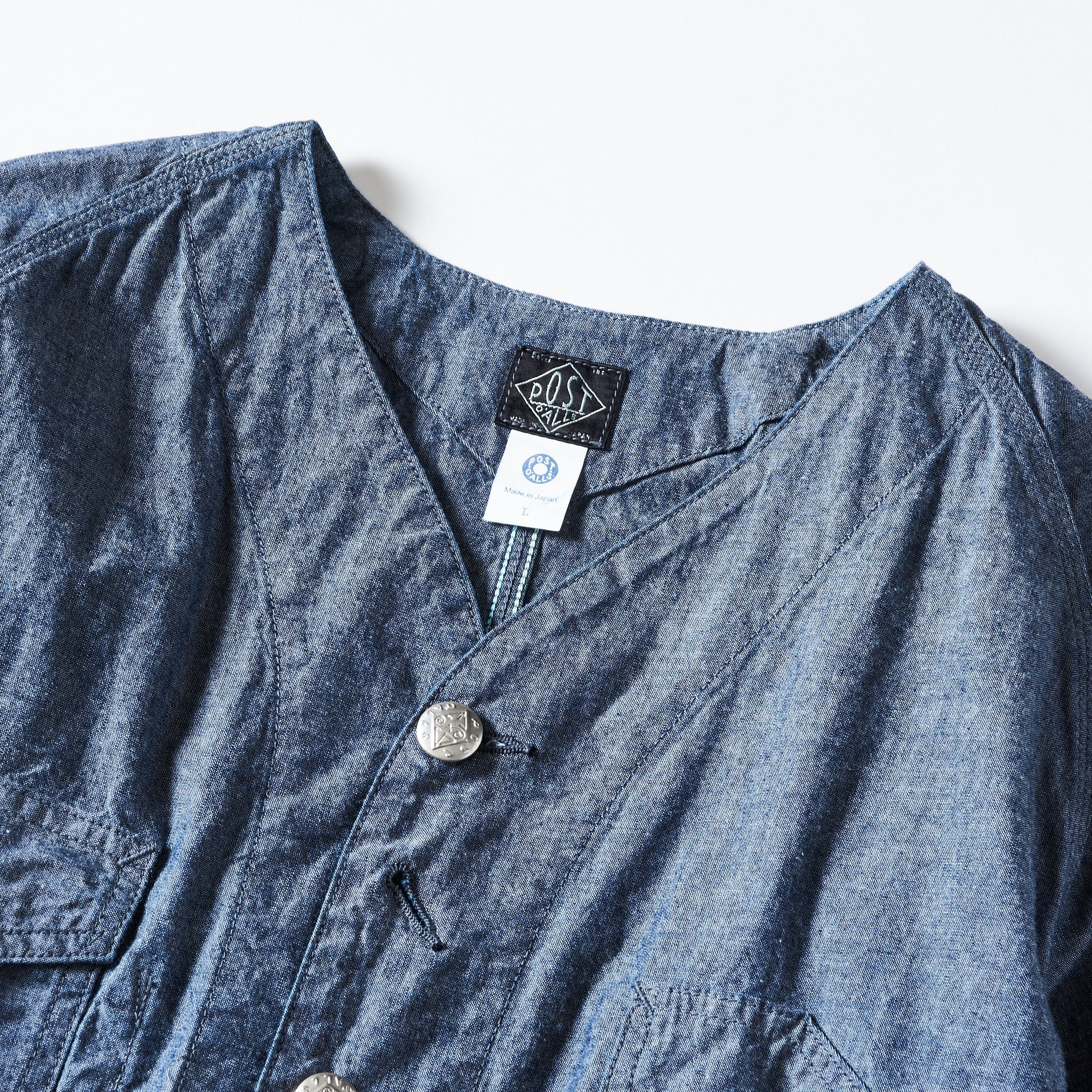 #1102DV-VSC Engineer's Jacket DV : vintage sheeting chambray