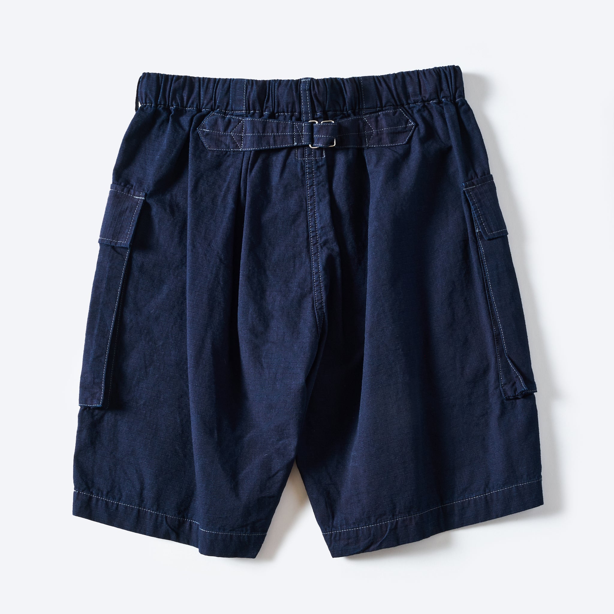 #3308S-CRI E-Z WALKABOUT Shorts : cotton ripstop indigo