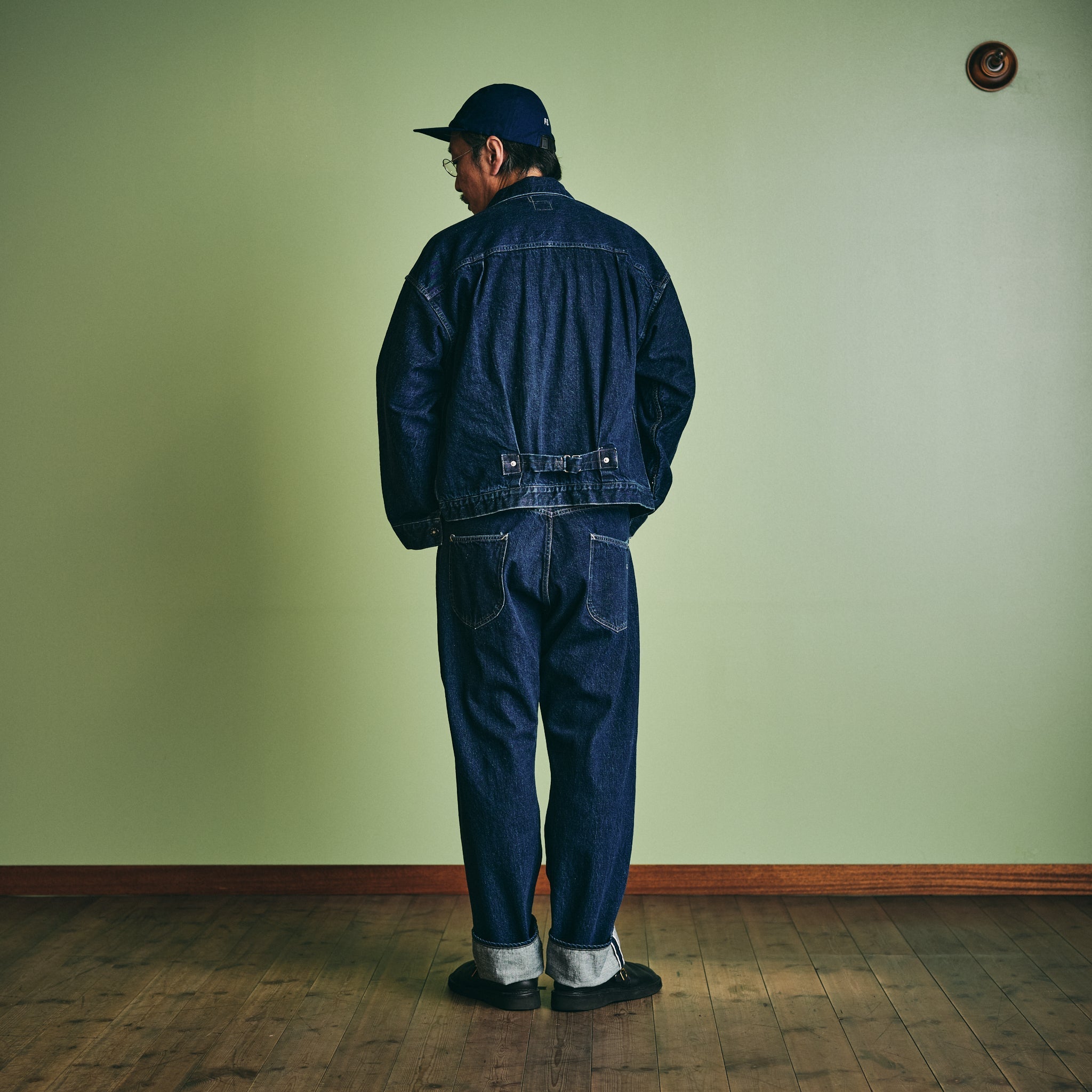#1397-12DW No.2 Five Pocket : 12oz. selvedge deep washed denim indigo