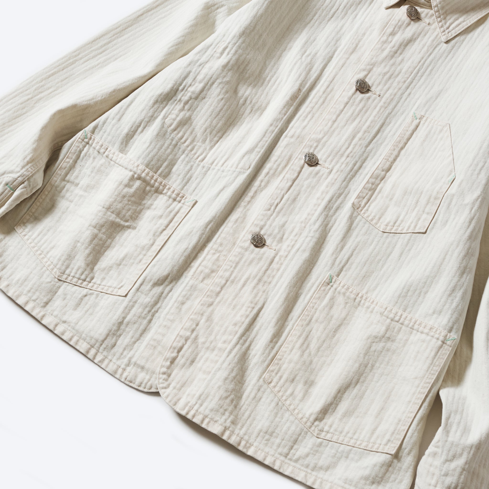 #1101-NH No.1 Jacket : cotton HBT natural