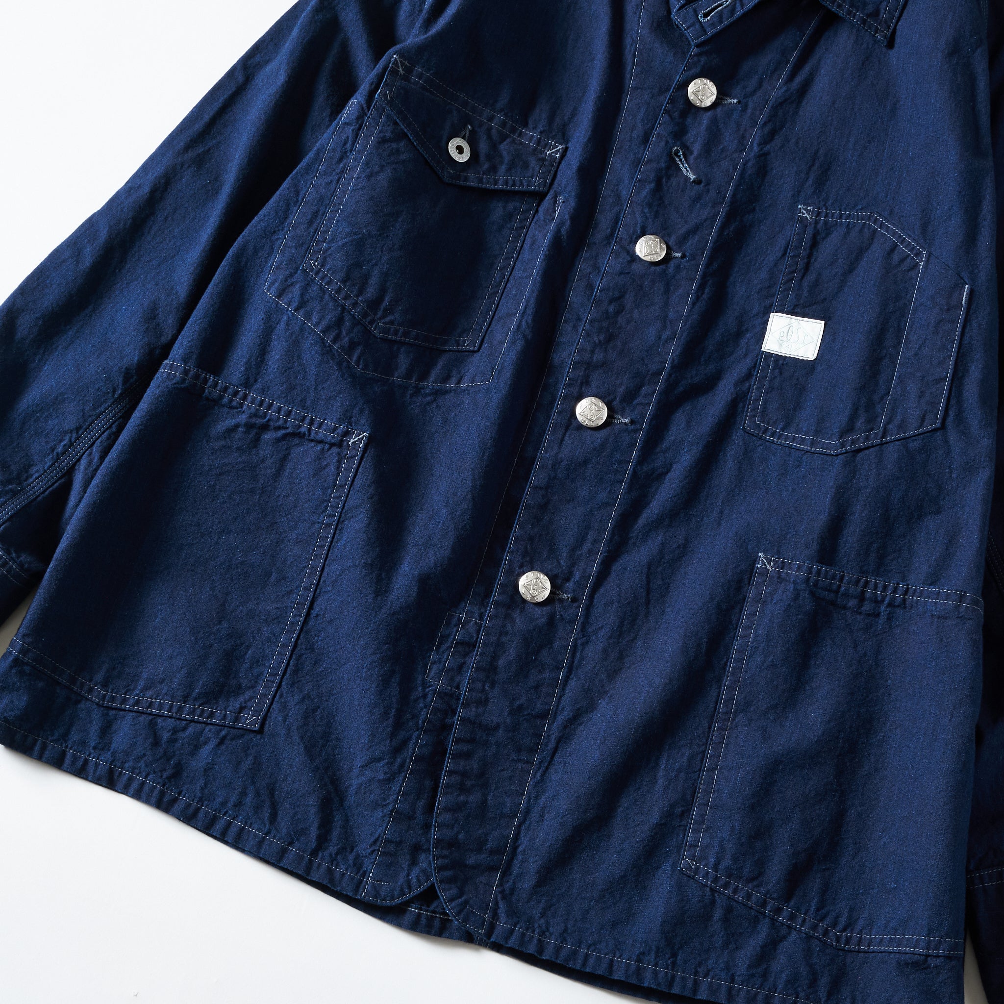#1102-VSI Engineer's Jacket : vintage sheeting indigo